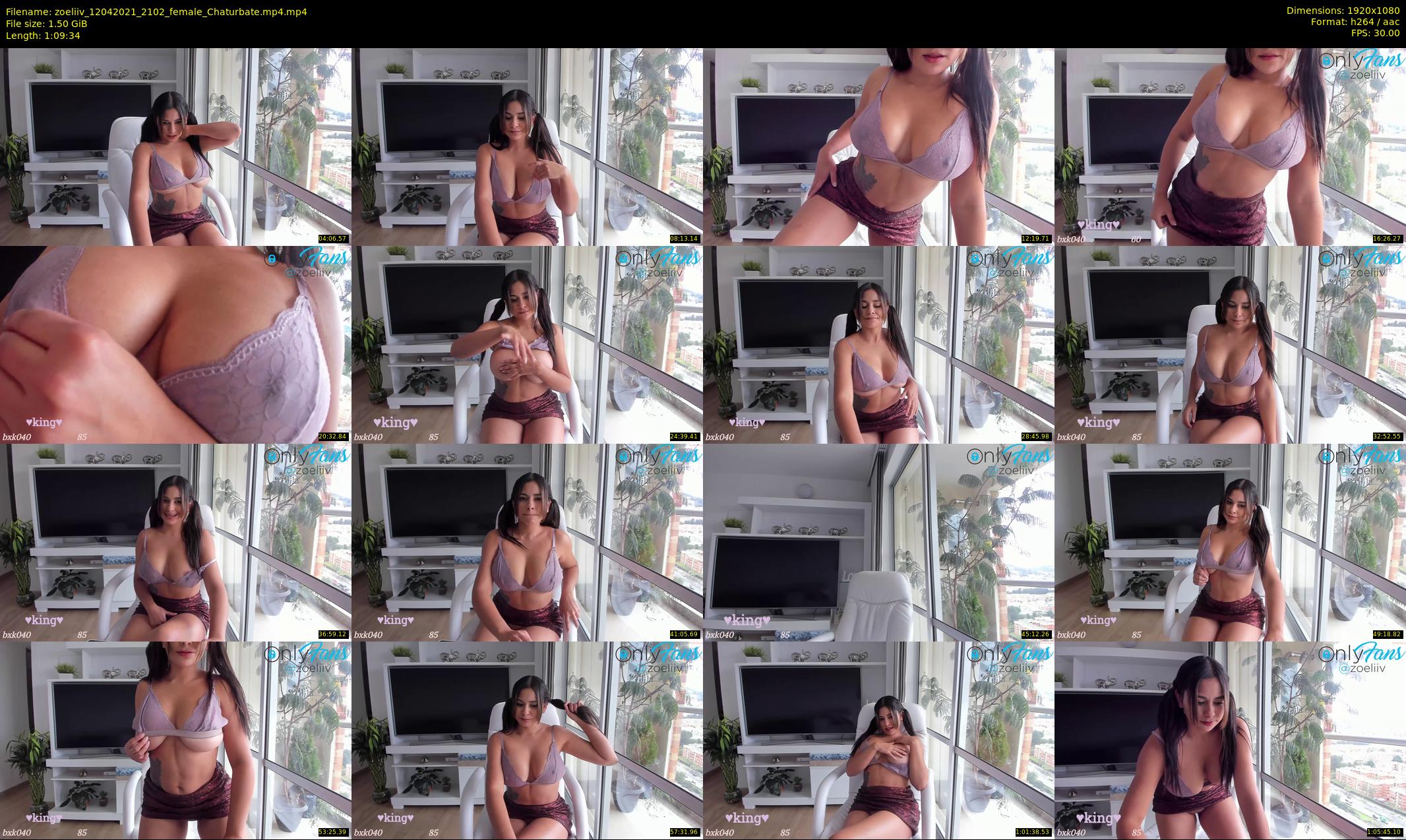 zoeliiv — 70 minute Chaturbate female cam show recording, 1080p, Apr 12, 2021