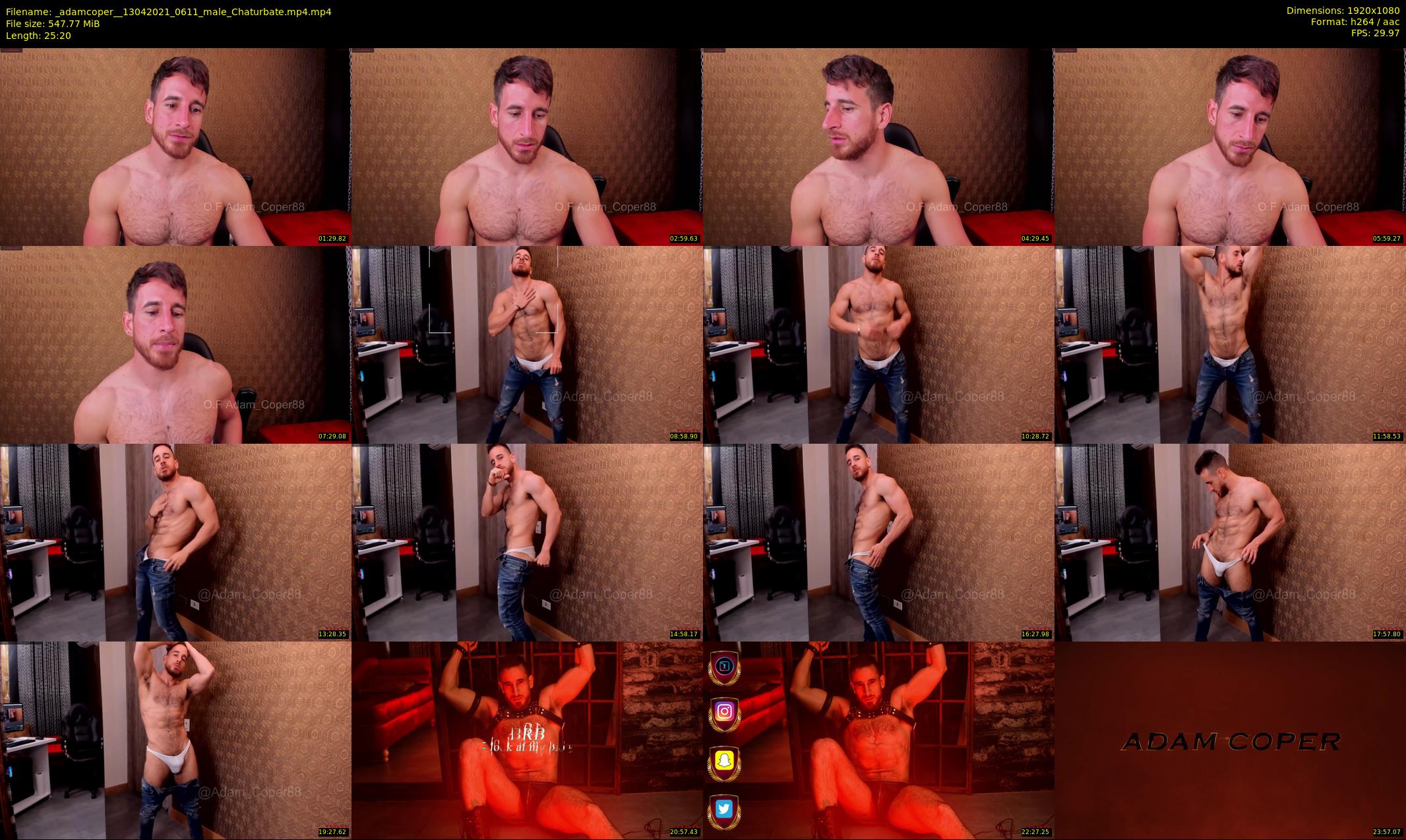 _adamcoper_ — 26 minute Chaturbate male cam show recording, 1080p, Apr 13, 2021
