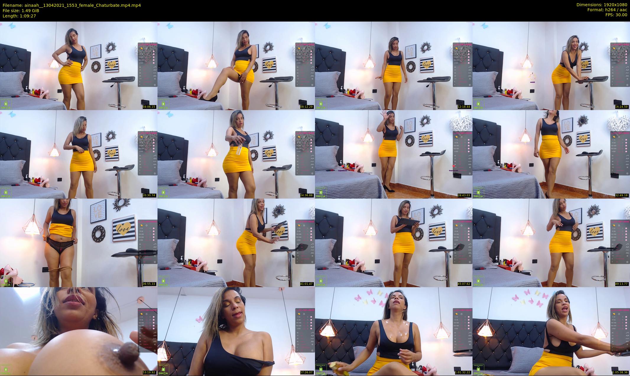 ainaah_ — 70 minute Chaturbate female cam show recording, 1080p, Apr 13, 2021