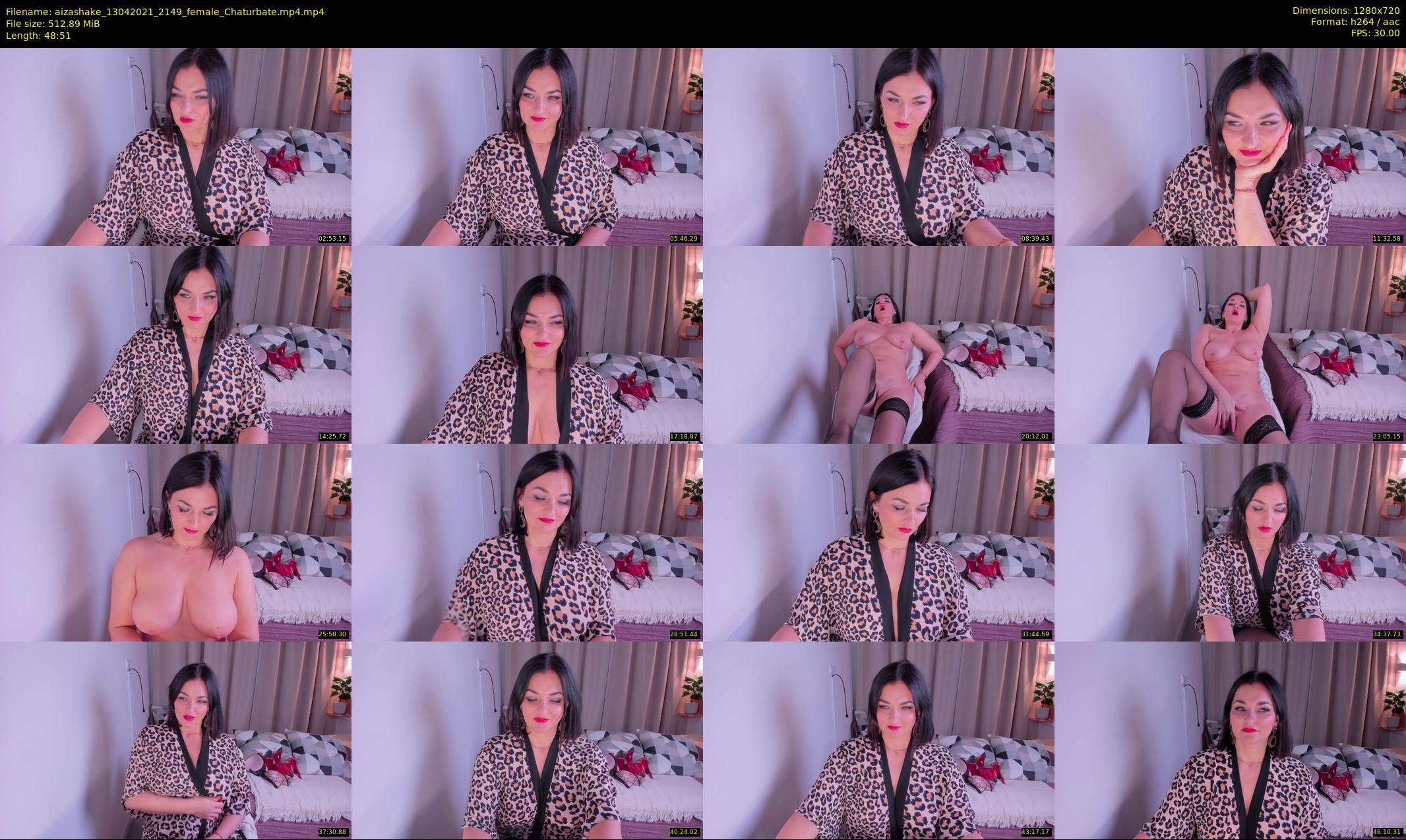 aizashake — 49 minute Chaturbate female cam show recording, 720p, Apr 13, 2021