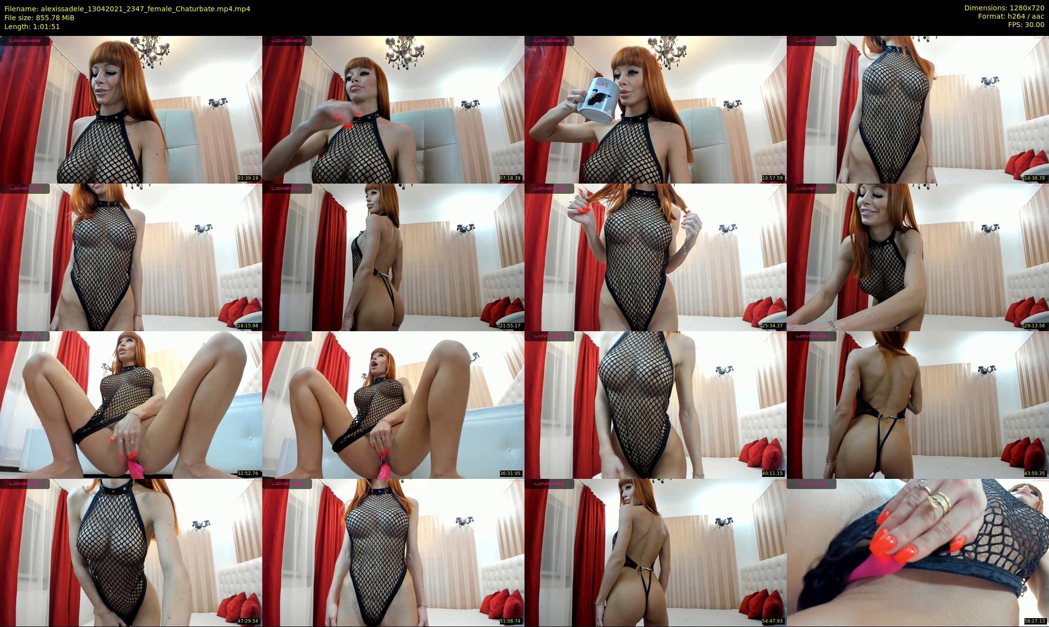 alexissadele — 62 minute Chaturbate female cam show recording, 720p, Apr 13, 2021