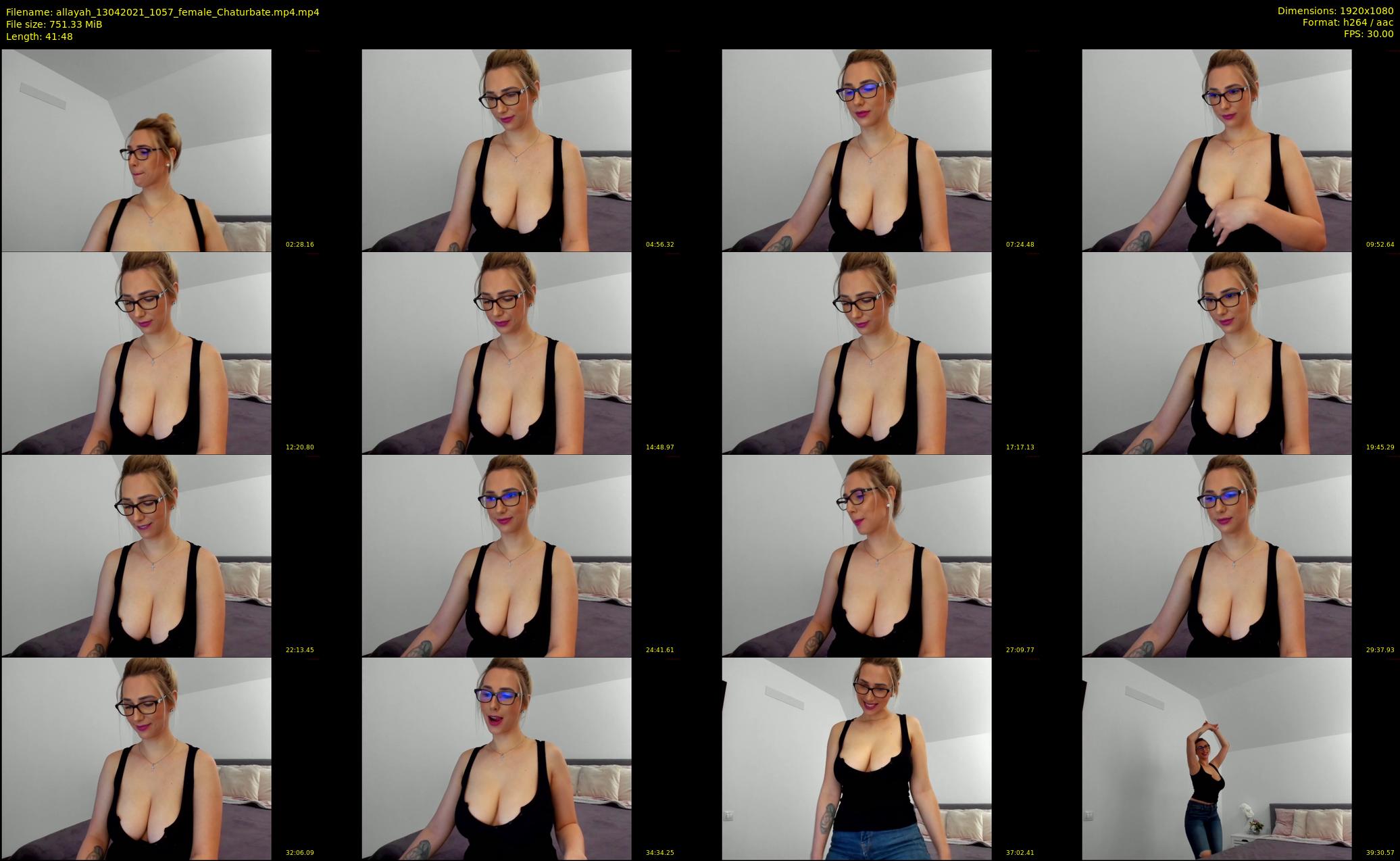 allayah — 42 minute Chaturbate female cam show recording, 1080p, Apr 13, 2021