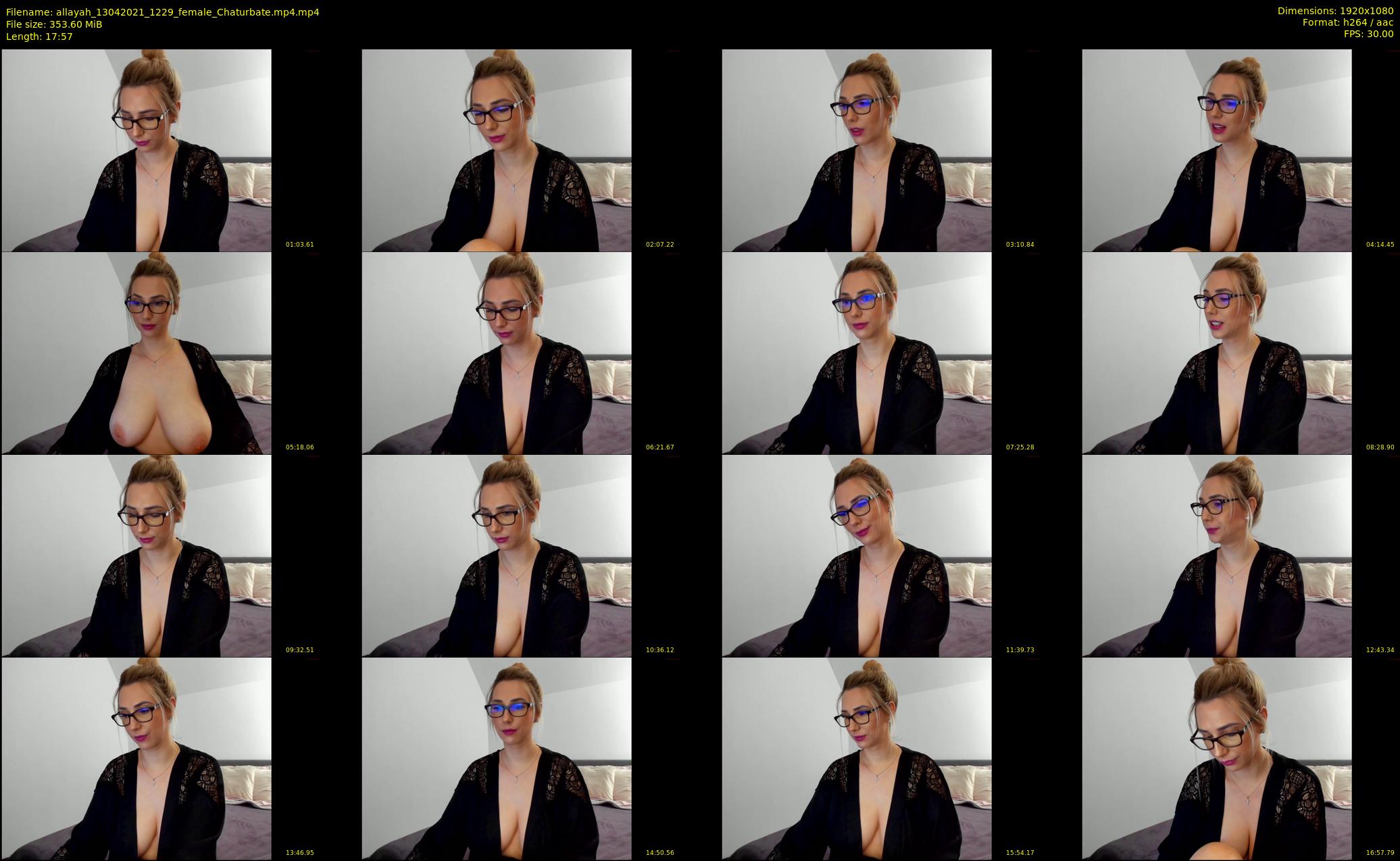 allayah — 18 minute Chaturbate female cam show recording, 1080p, Apr 13, 2021
