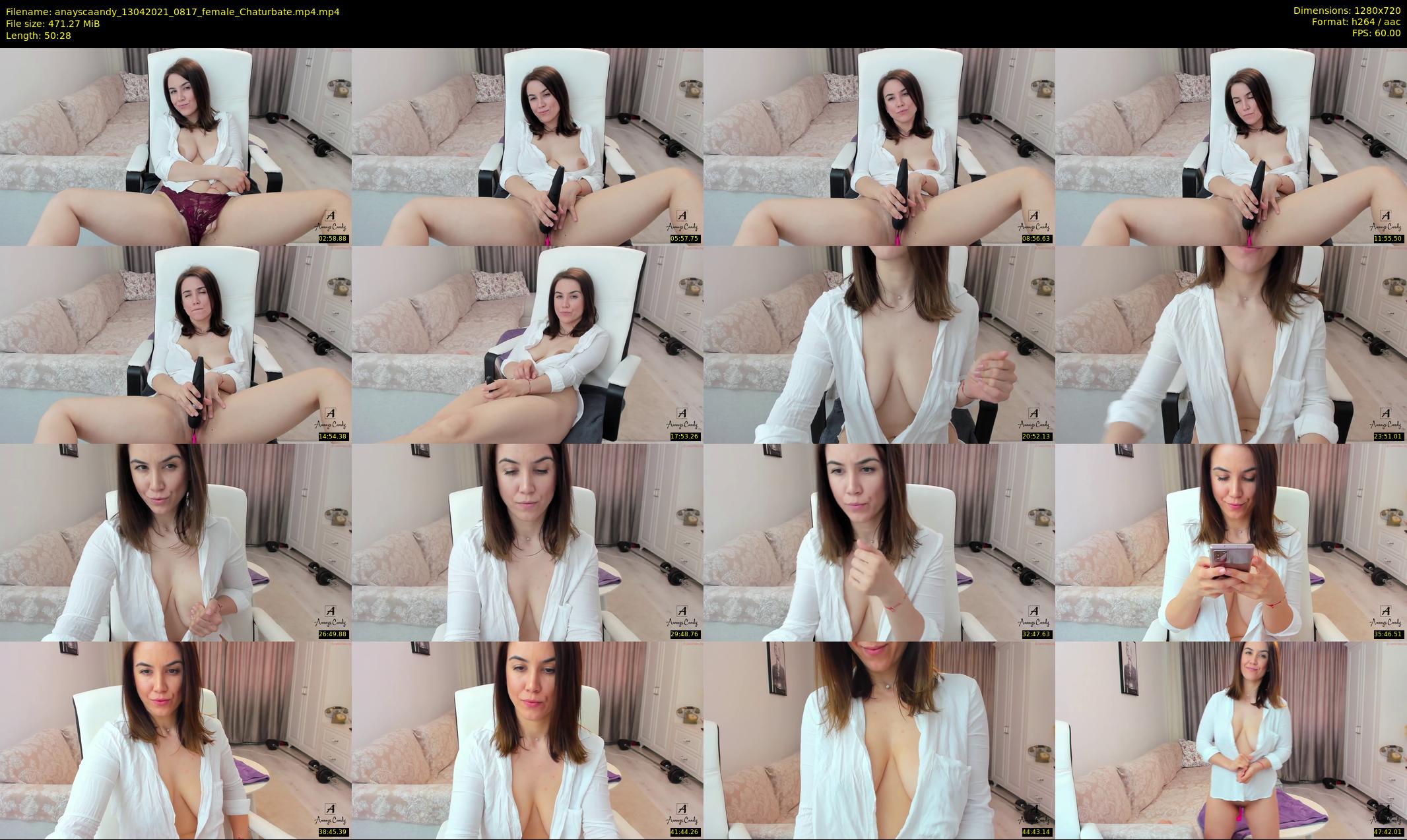 anayscaandy — 51 minute Chaturbate female cam show recording, 720p, Apr 13, 2021