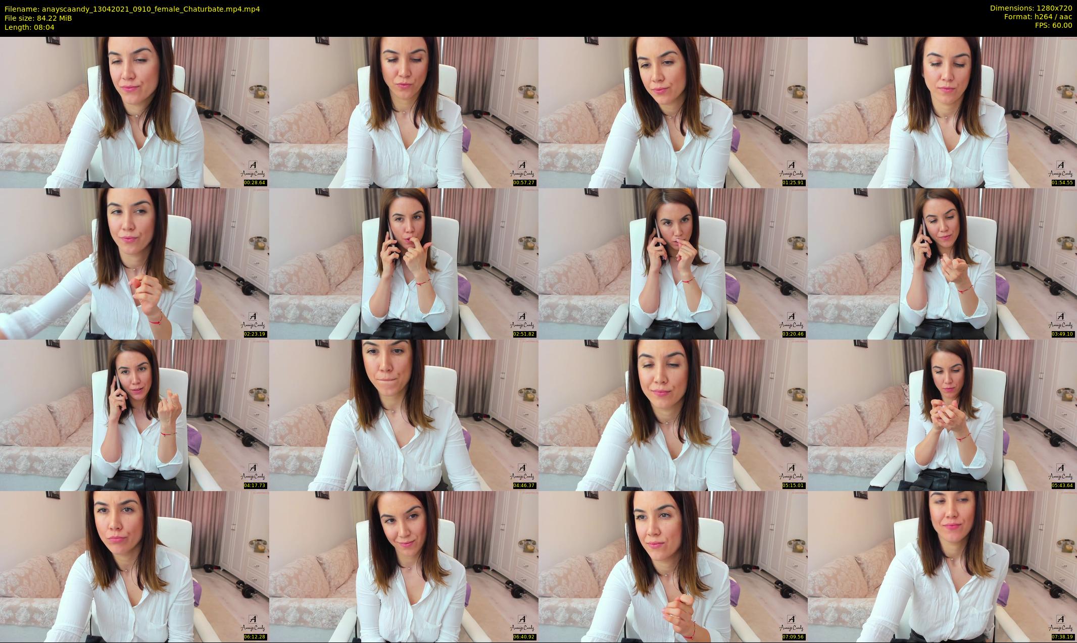 anayscaandy — 9 minute Chaturbate female cam show recording, 720p, Apr 13, 2021