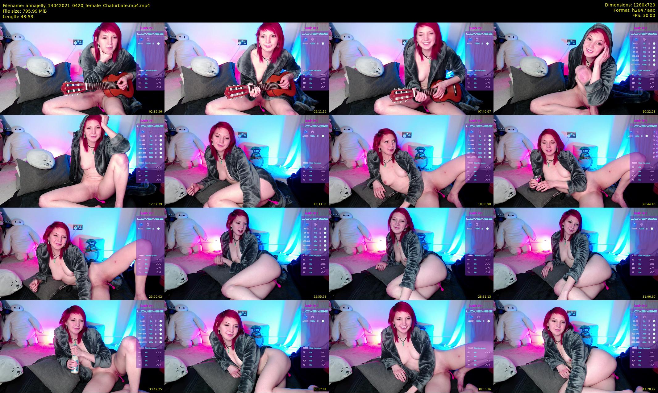 annajelly — 44 minute Chaturbate couple cam show recording, 720p, Apr 14, 2021