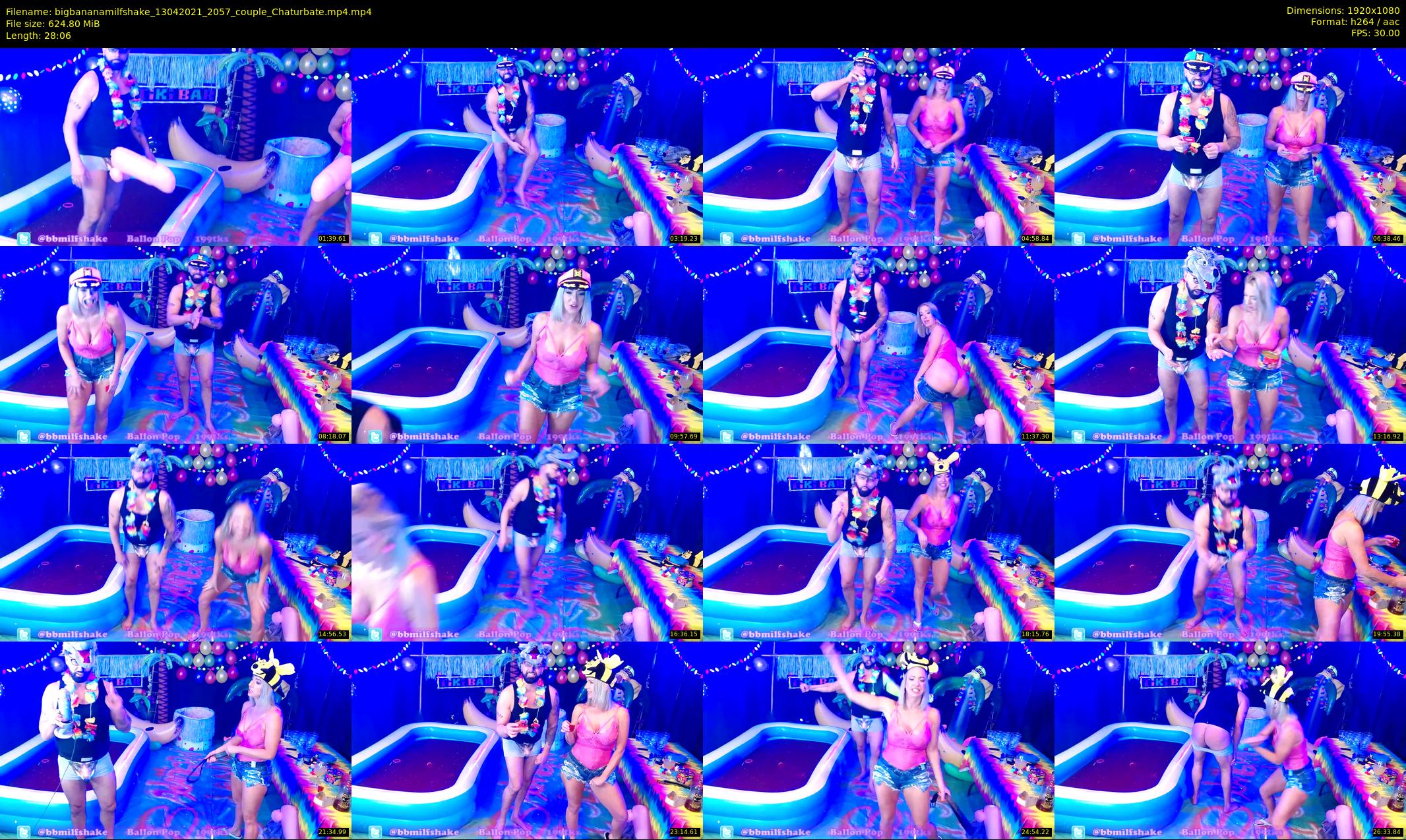 bigbananamilfshake — 29 minute Chaturbate couple cam show recording, 1080p, Apr 13, 2021