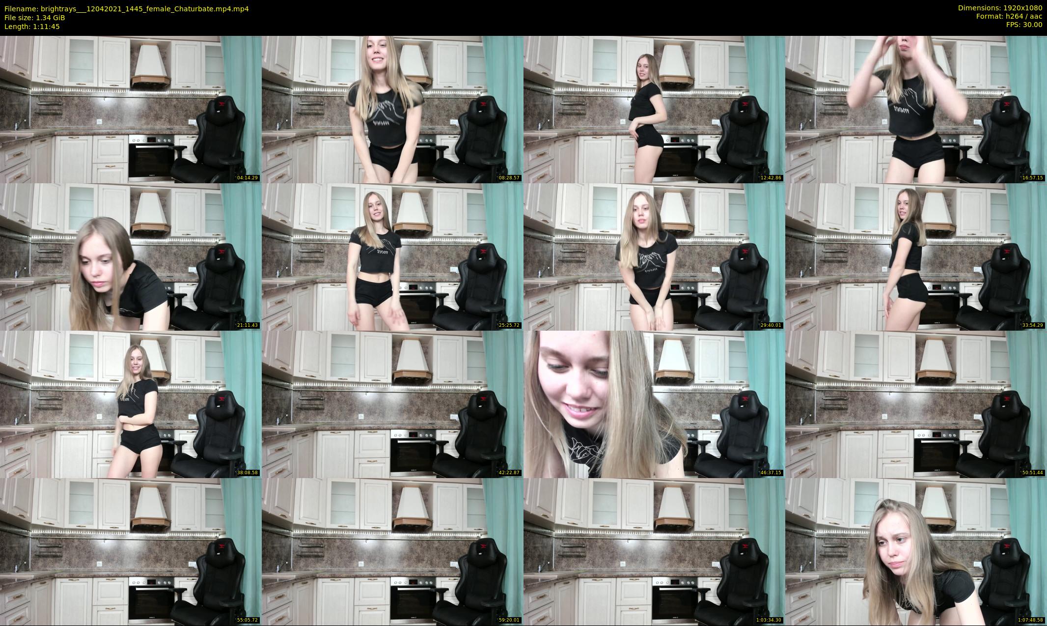brightrays__ — 72 minute Chaturbate female cam show recording, 1080p, Apr 12, 2021
