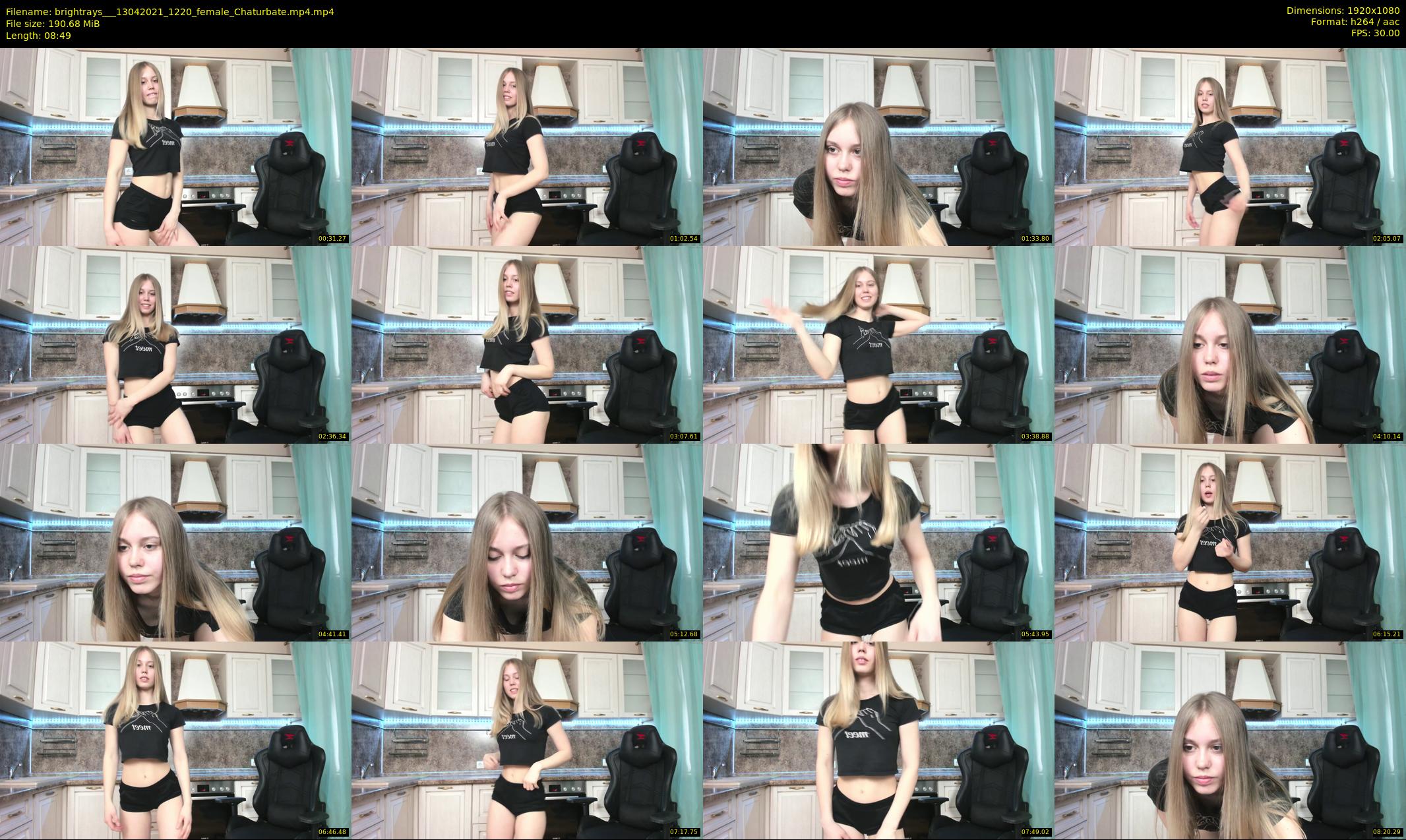 brightrays__ — 9 minute Chaturbate female cam show recording, 1080p, Apr 13, 2021