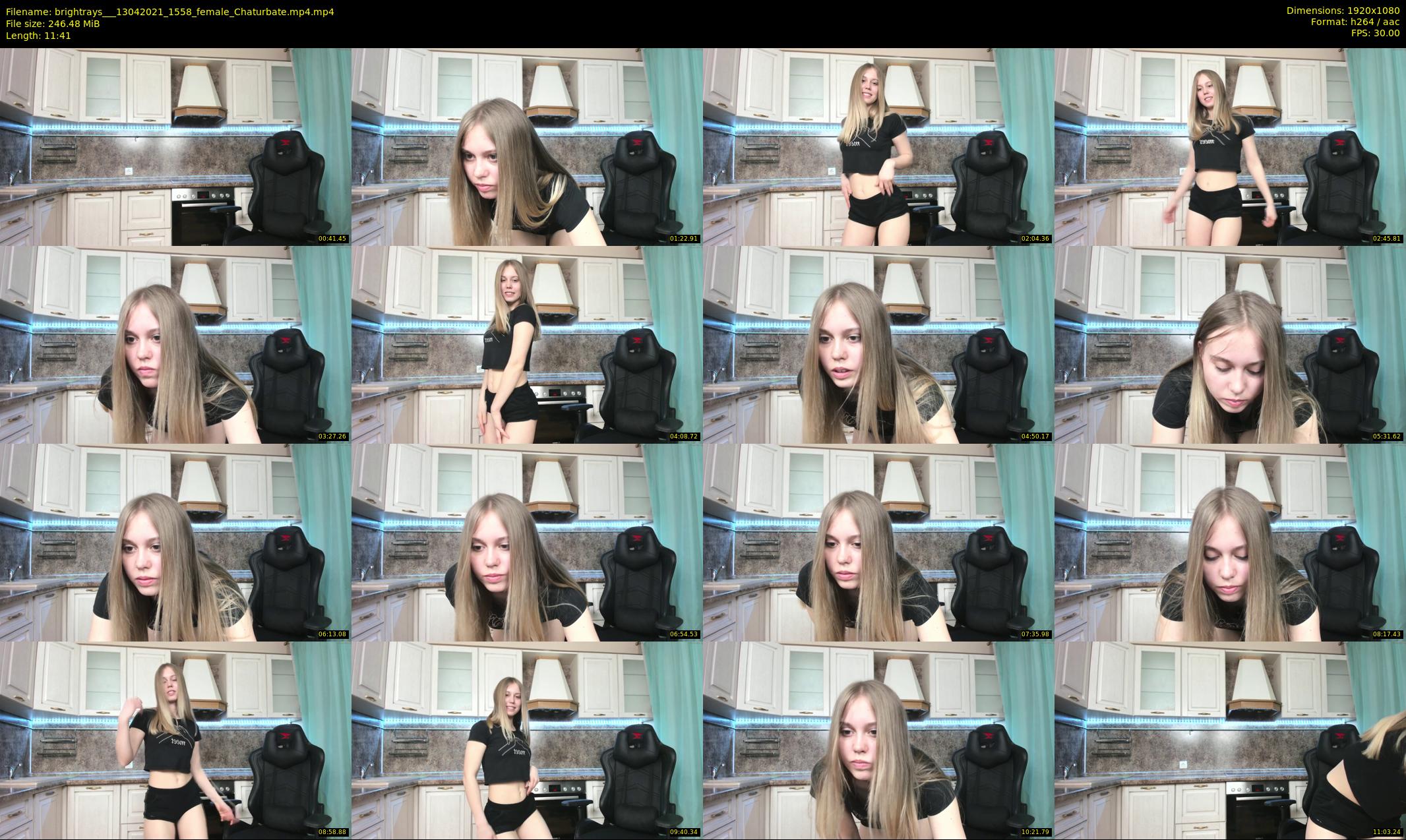 brightrays__ — 12 minute Chaturbate female cam show recording, 1080p, Apr 13, 2021