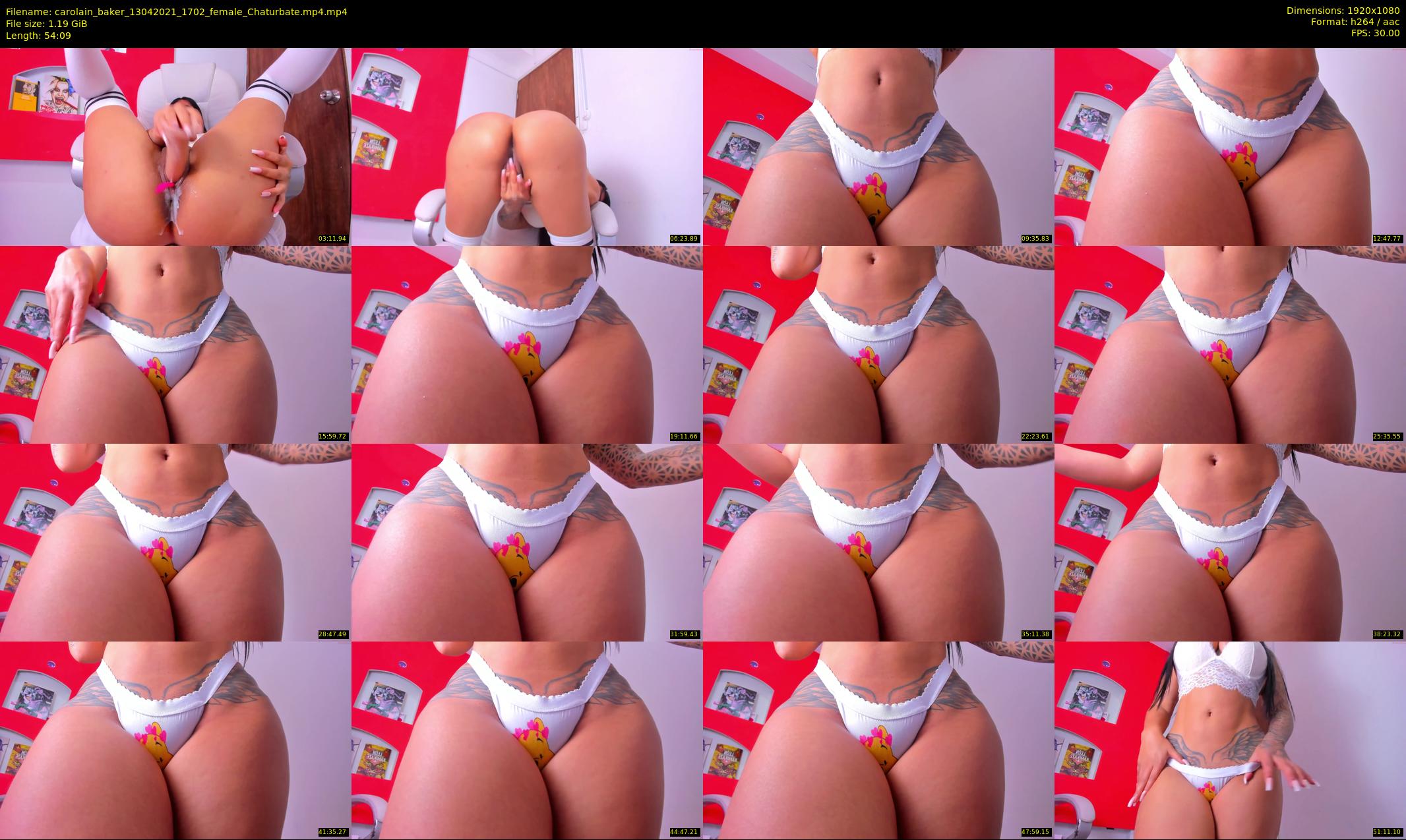 carolain_baker — 55 minute Chaturbate female cam show recording, 1080p, Apr 13, 2021