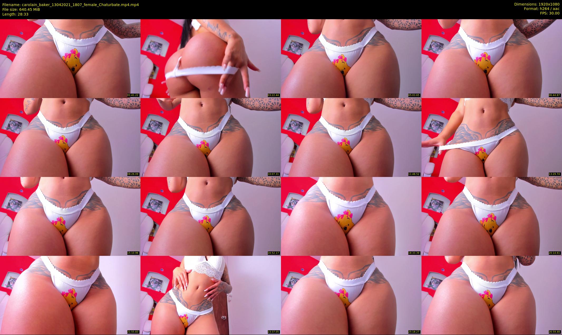 carolain_baker — 29 minute Chaturbate female cam show recording, 1080p, Apr 13, 2021