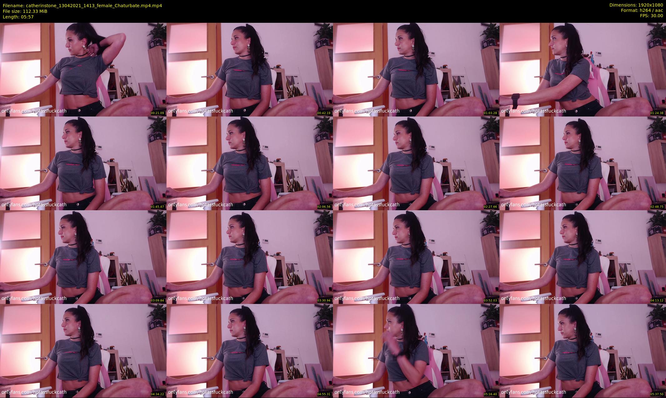 catherinstone — 6 minute Chaturbate female cam show recording, 1080p, Apr 13, 2021