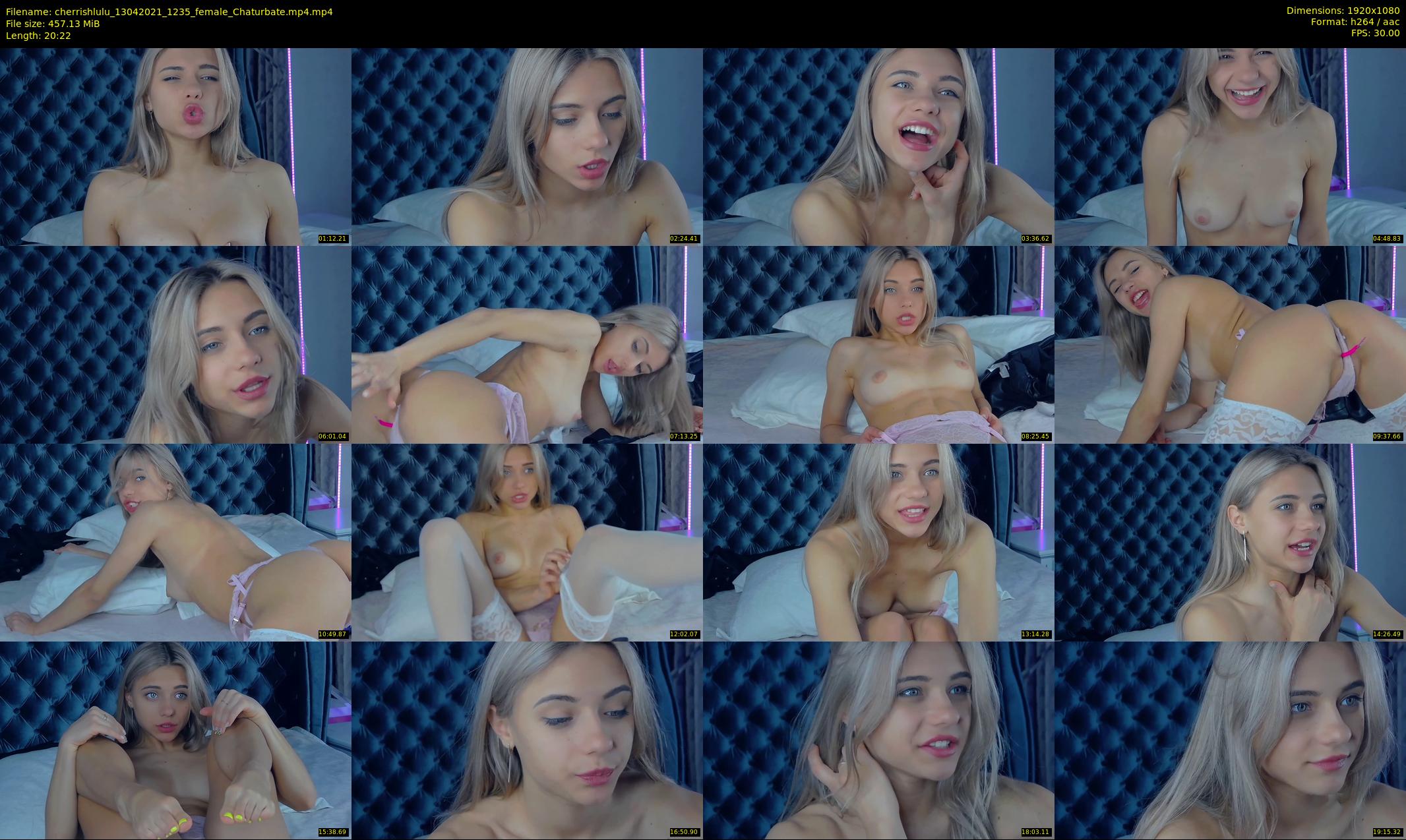 cherrishlulu — 21 minute Chaturbate female cam show recording, 1080p, Apr 13, 2021