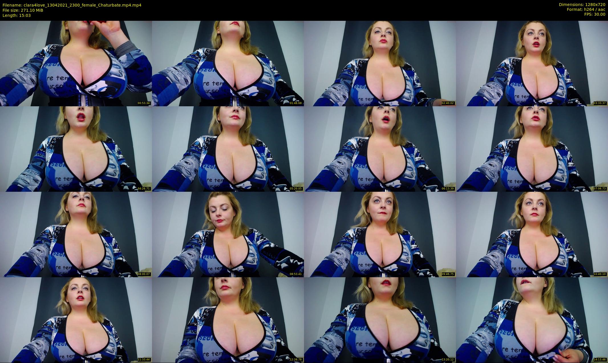 clara4love — 16 minute Chaturbate female cam show recording, 720p, Apr 13, 2021