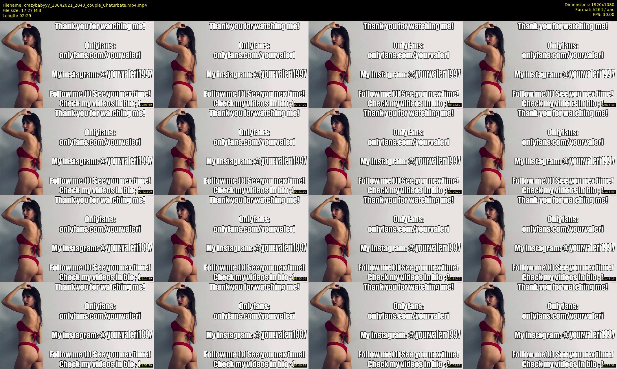 crazybabyyy — 3 minute Chaturbate couple cam show recording, 1080p, Apr 13, 2021