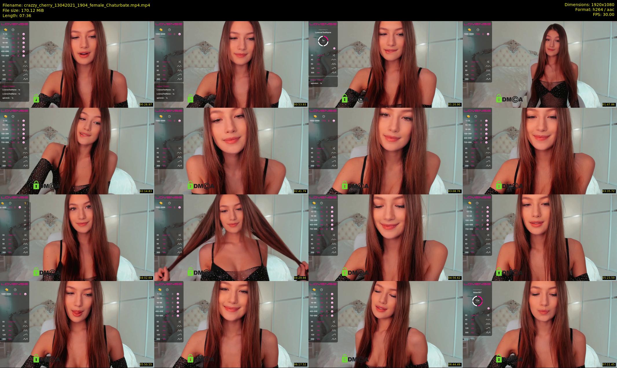crazzy_cherry — 8 minute Chaturbate female cam show recording, 1080p, Apr 13, 2021
