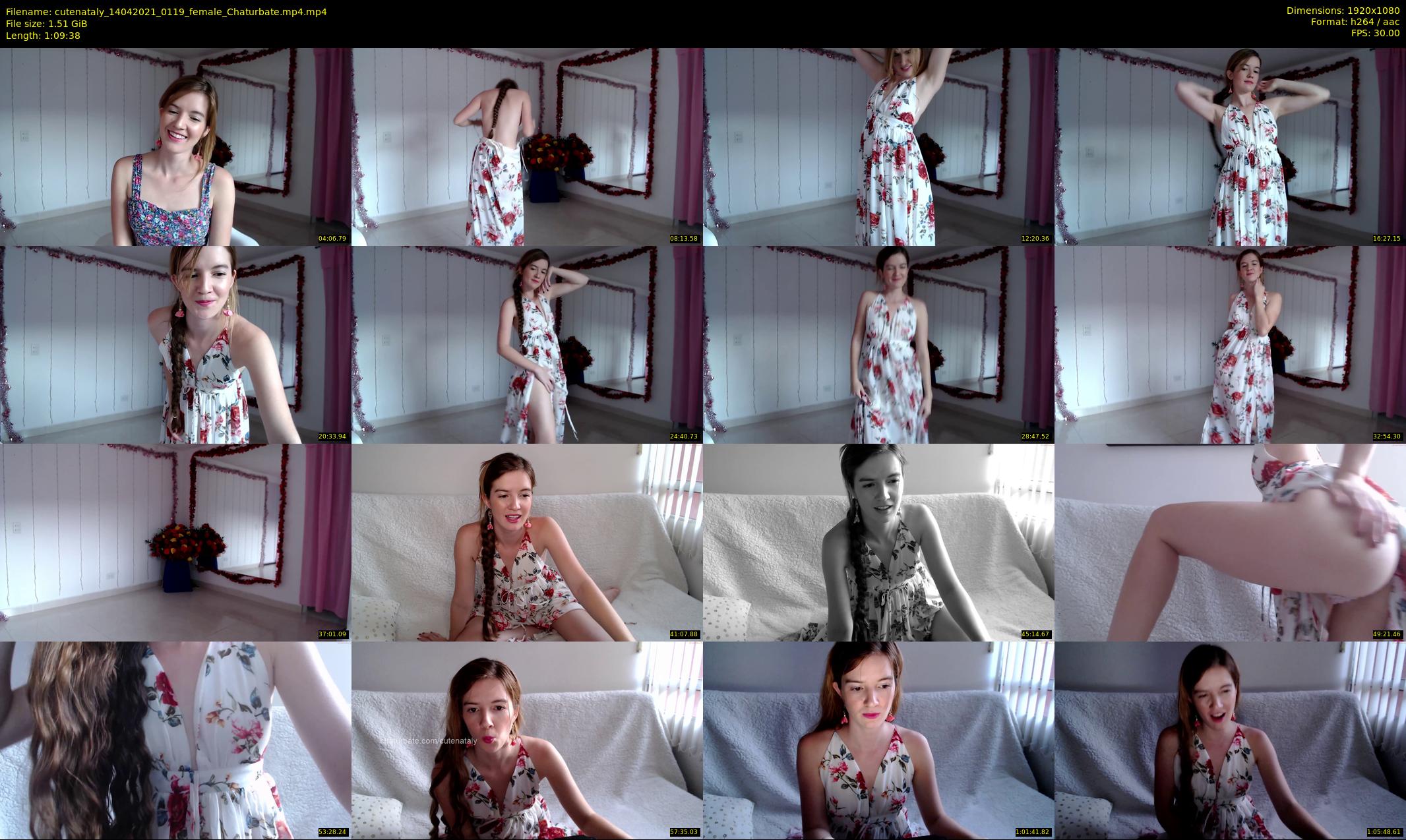 cutenataly — 70 minute Chaturbate female cam show recording, 1080p, Apr 14, 2021