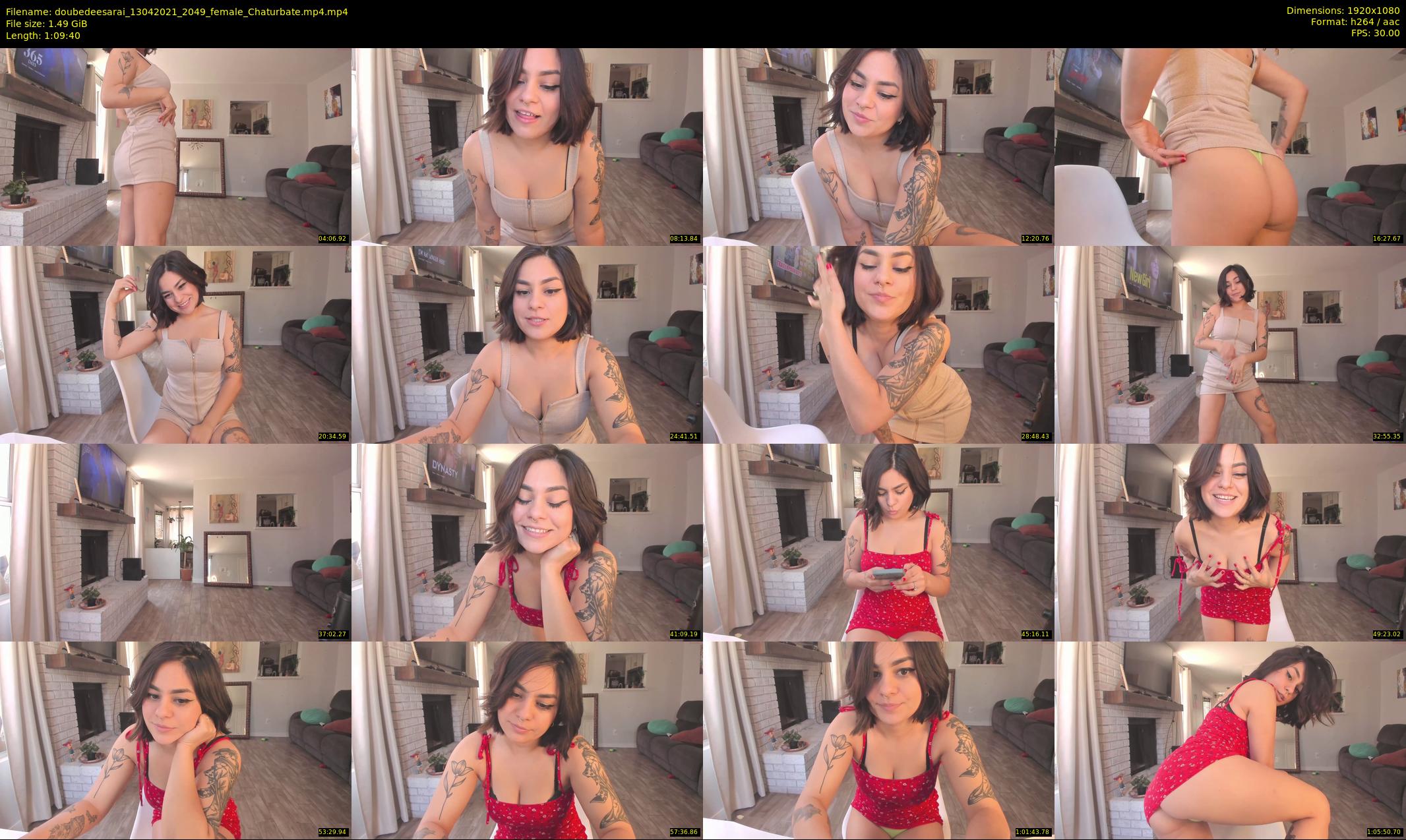 doubedeesarai — 70 minute Chaturbate female cam show recording, 1080p, Apr 13, 2021