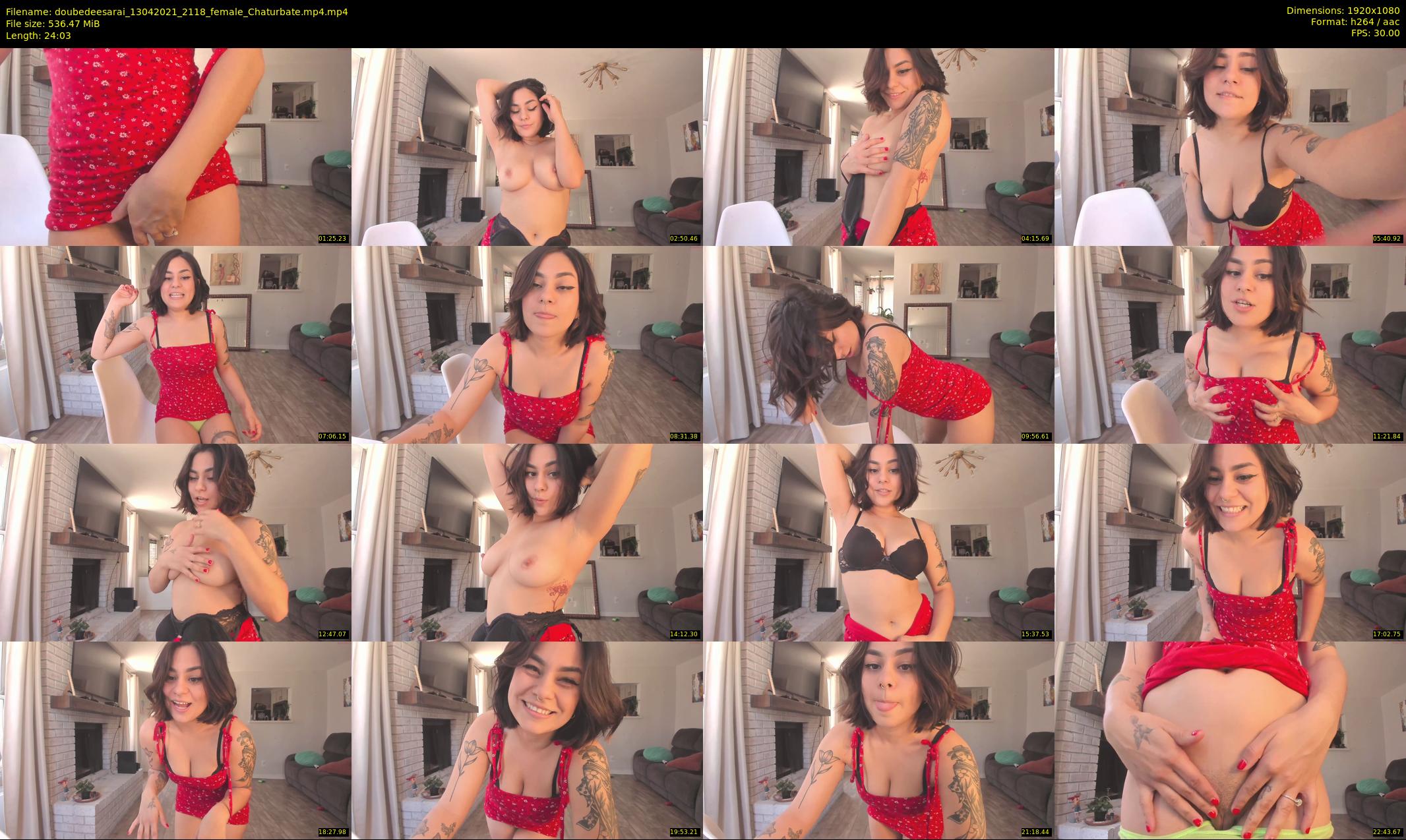 doubedeesarai — 25 minute Chaturbate female cam show recording, 1080p, Apr 13, 2021