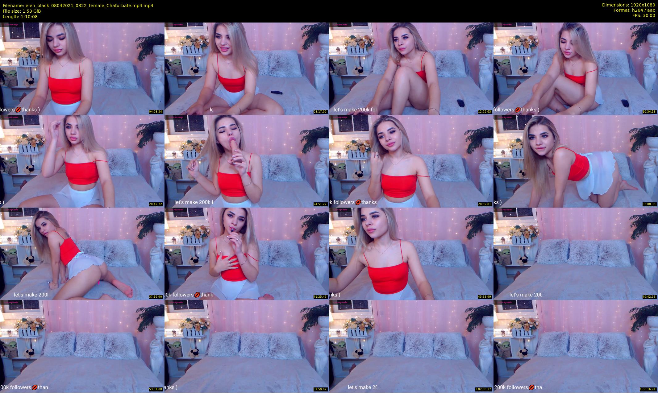 elen_black — 71 minute Chaturbate female cam show recording, 1080p, Apr 8, 2021