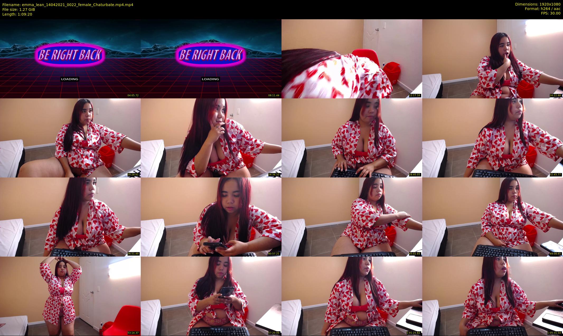 emma_lean — 70 minute Chaturbate female cam show recording, 1080p, Apr 14, 2021