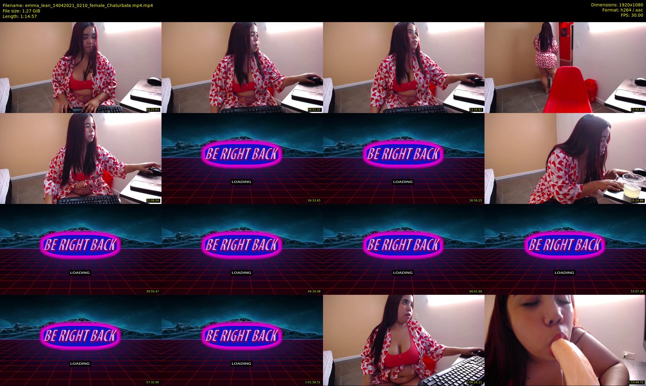 emma_lean — 75 minute Chaturbate female cam show recording, 1080p, Apr 14, 2021