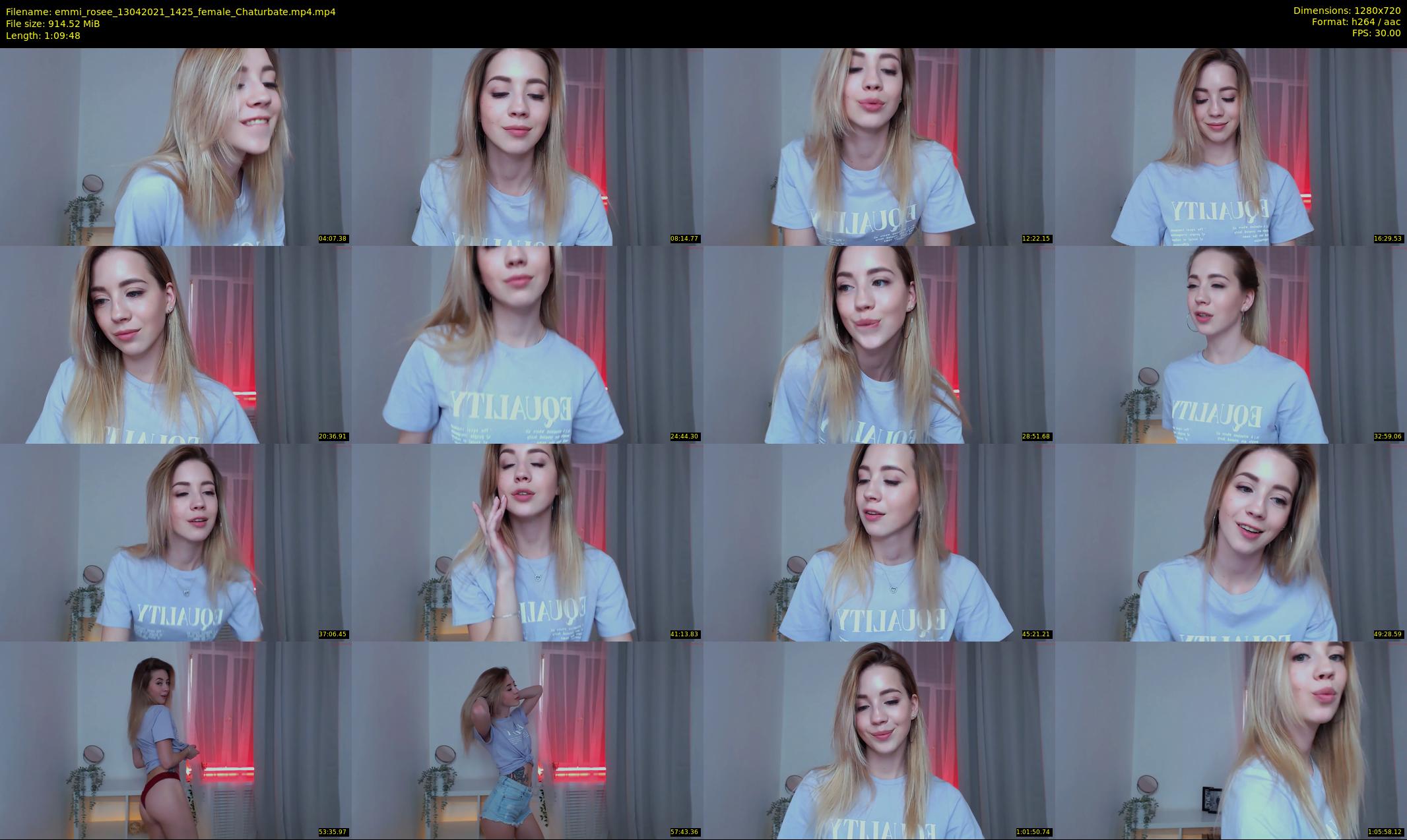 emmi_rosee — 70 minute Chaturbate female cam show recording, 720p, Apr 13, 2021