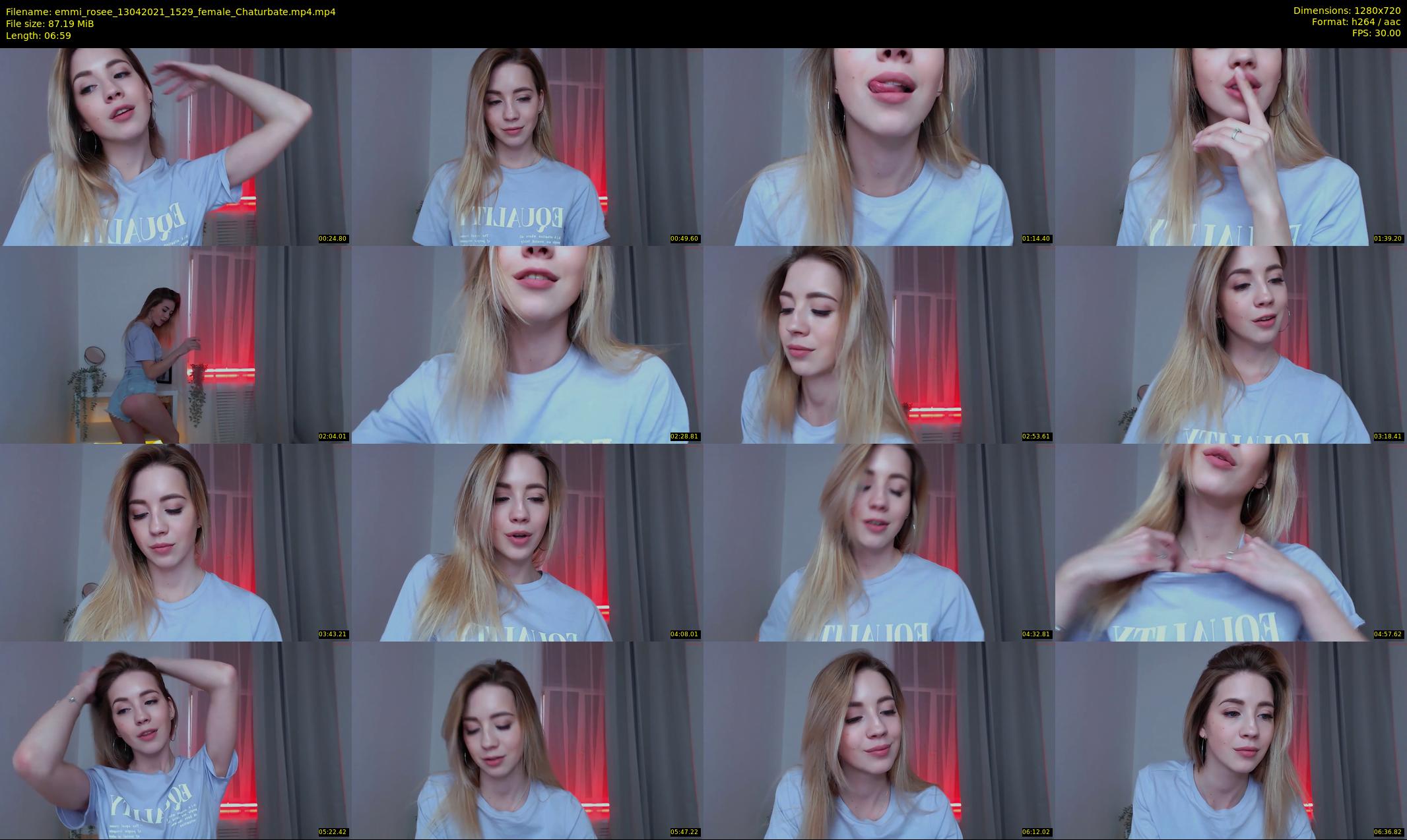 emmi_rosee — 7 minute Chaturbate female cam show recording, 720p, Apr 13, 2021
