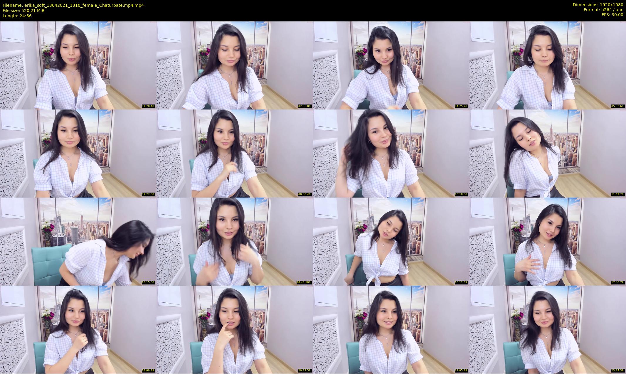 erika_soft — 25 minute Chaturbate female cam show recording, 1080p, Apr 13, 2021