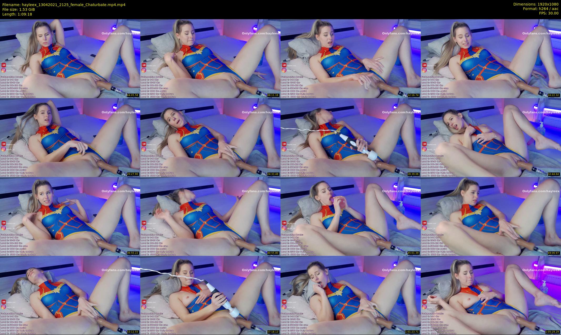 hayleex — 70 minute Chaturbate female cam show recording, 1080p, Apr 13, 2021