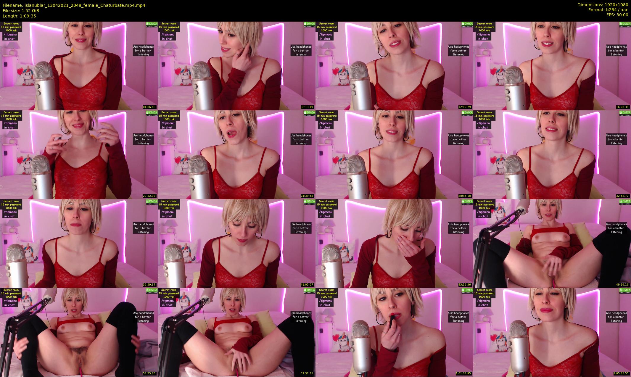 islanublar — 70 minute Chaturbate female cam show recording, 1080p, Apr 13, 2021