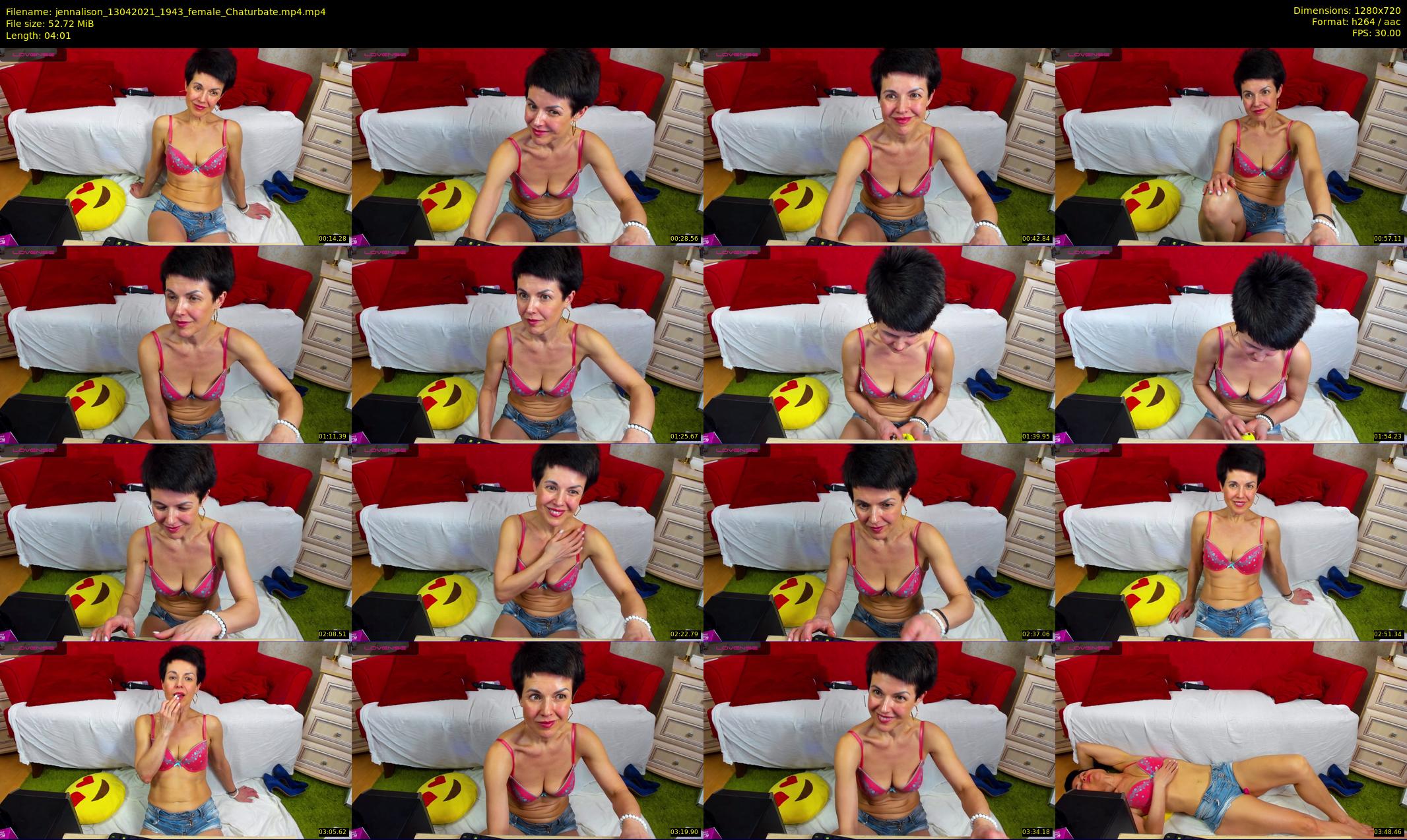 jennalison — 5 minute Chaturbate female cam show recording, 720p, Apr 13, 2021
