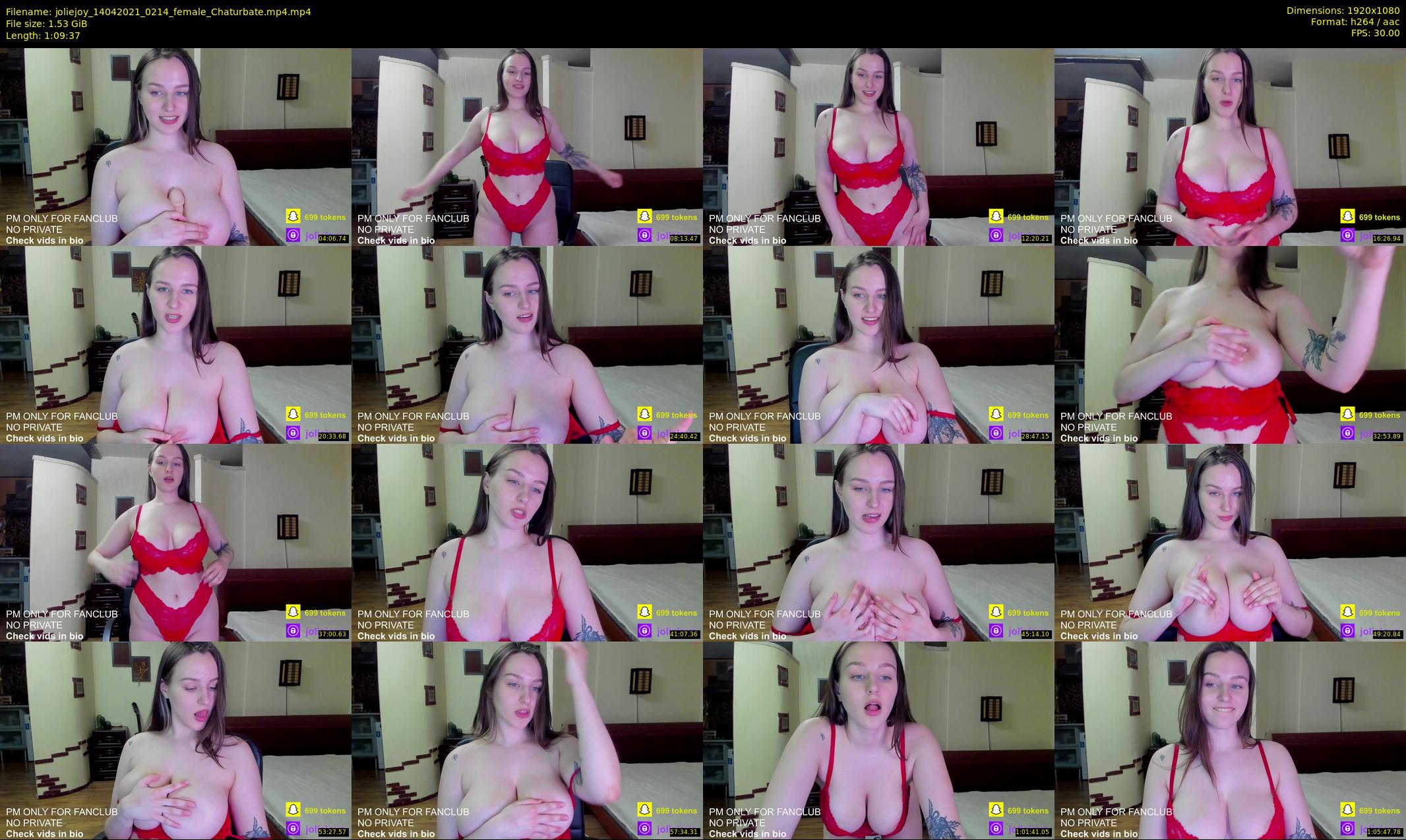 joliejoy — 70 minute Chaturbate female cam show recording, 1080p, Apr 14, 2021