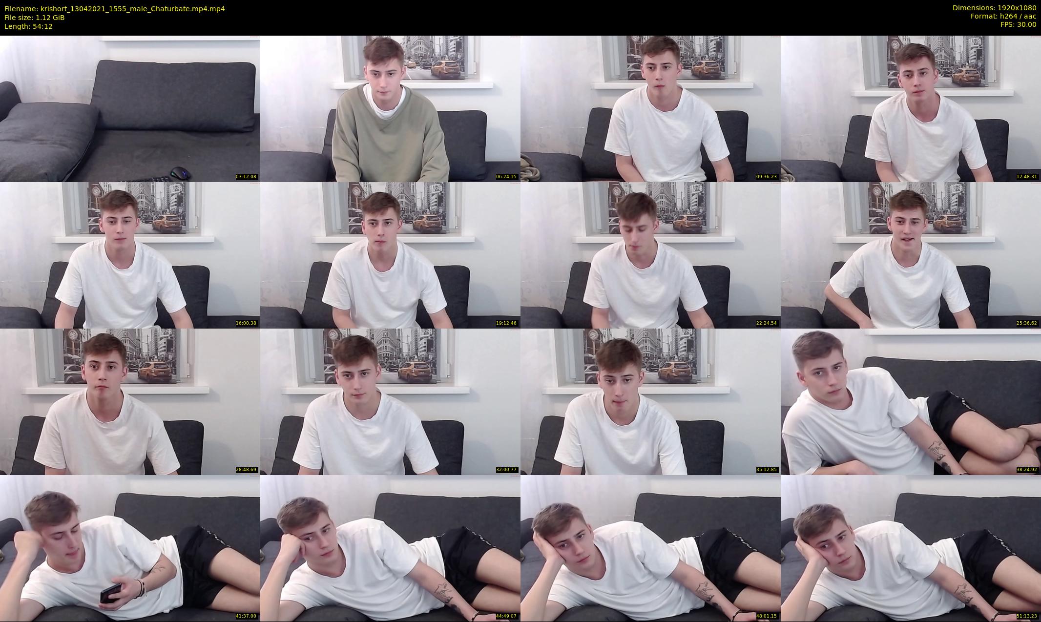 krishort — 55 minute Chaturbate male cam show recording, 1080p, Apr 13, 2021