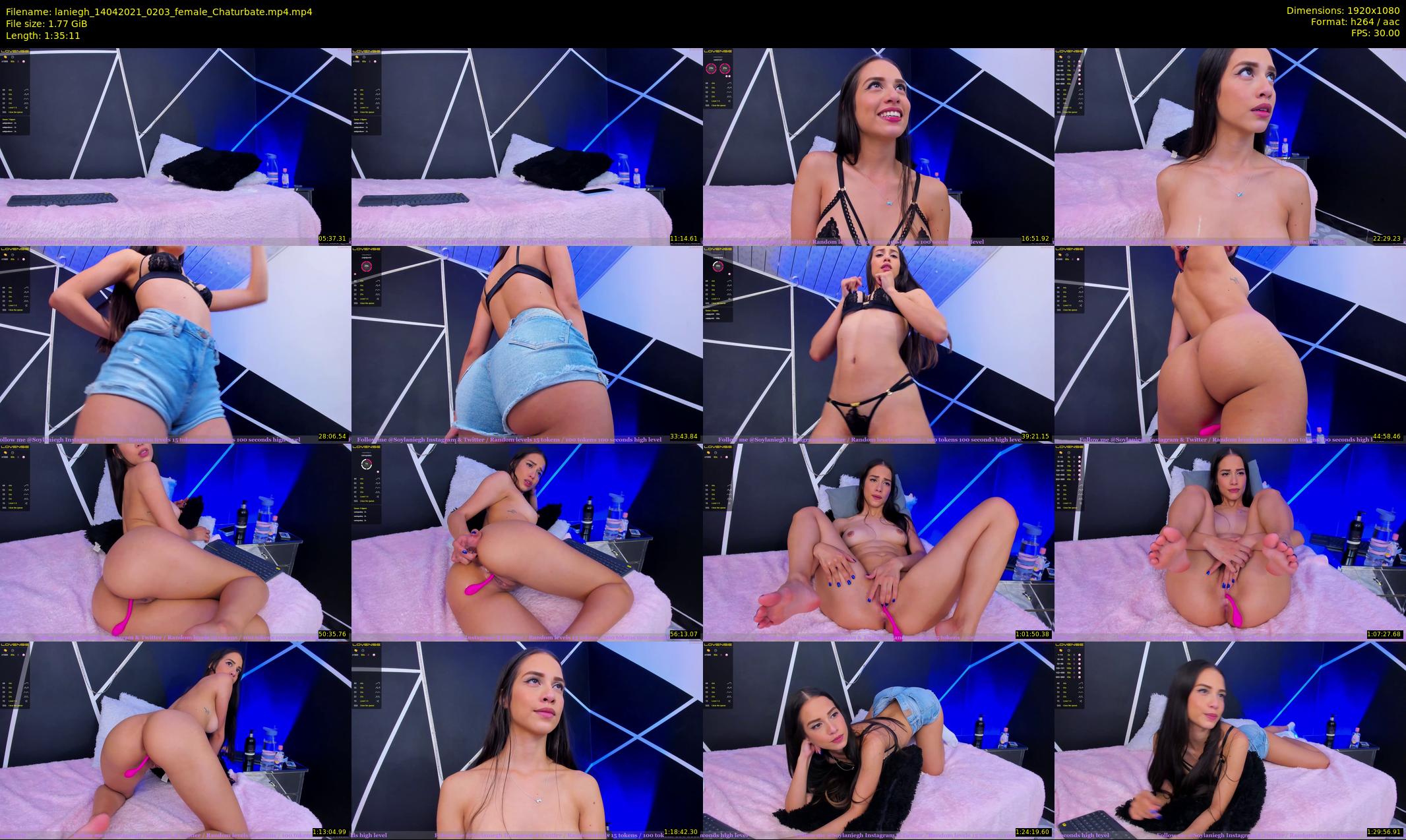 laniegh — 96 minute Chaturbate female cam show recording, 1080p, Apr 14, 2021