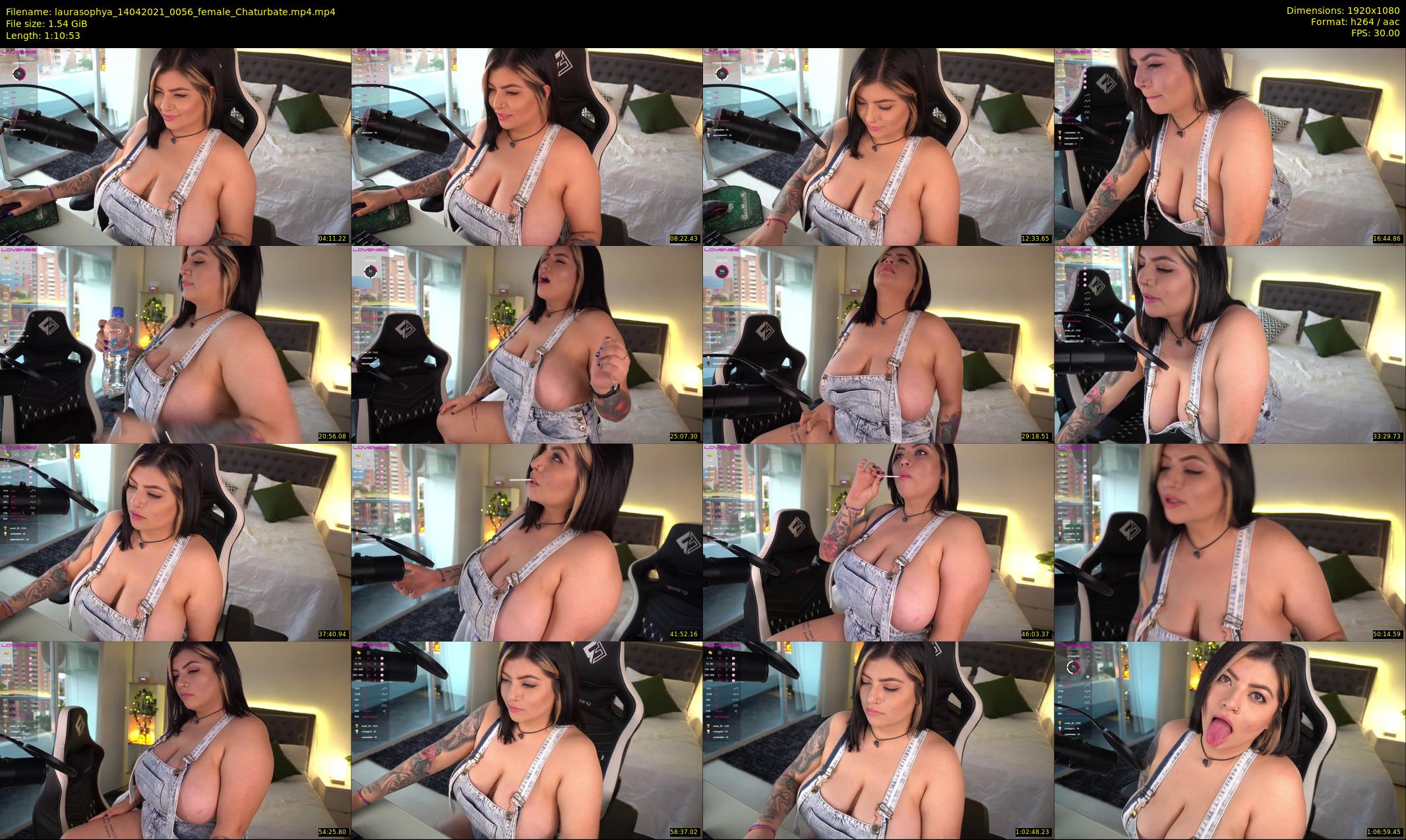 laurasophya — 71 minute Chaturbate female cam show recording, 1080p, Apr 14, 2021