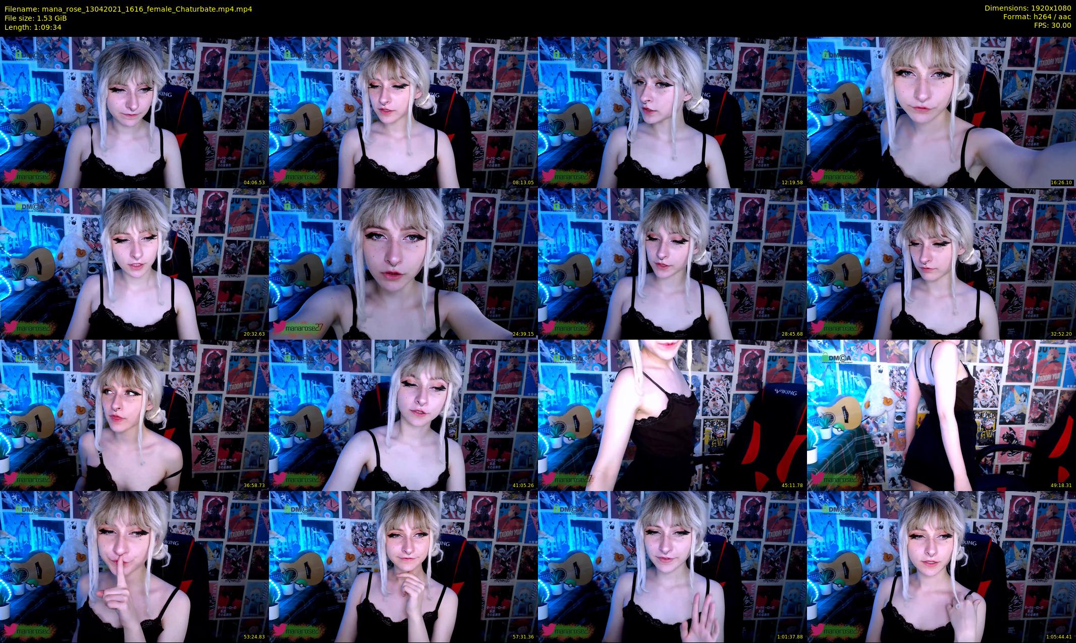 mana_rose — 70 minute Chaturbate female cam show recording, 1080p, Apr 13, 2021