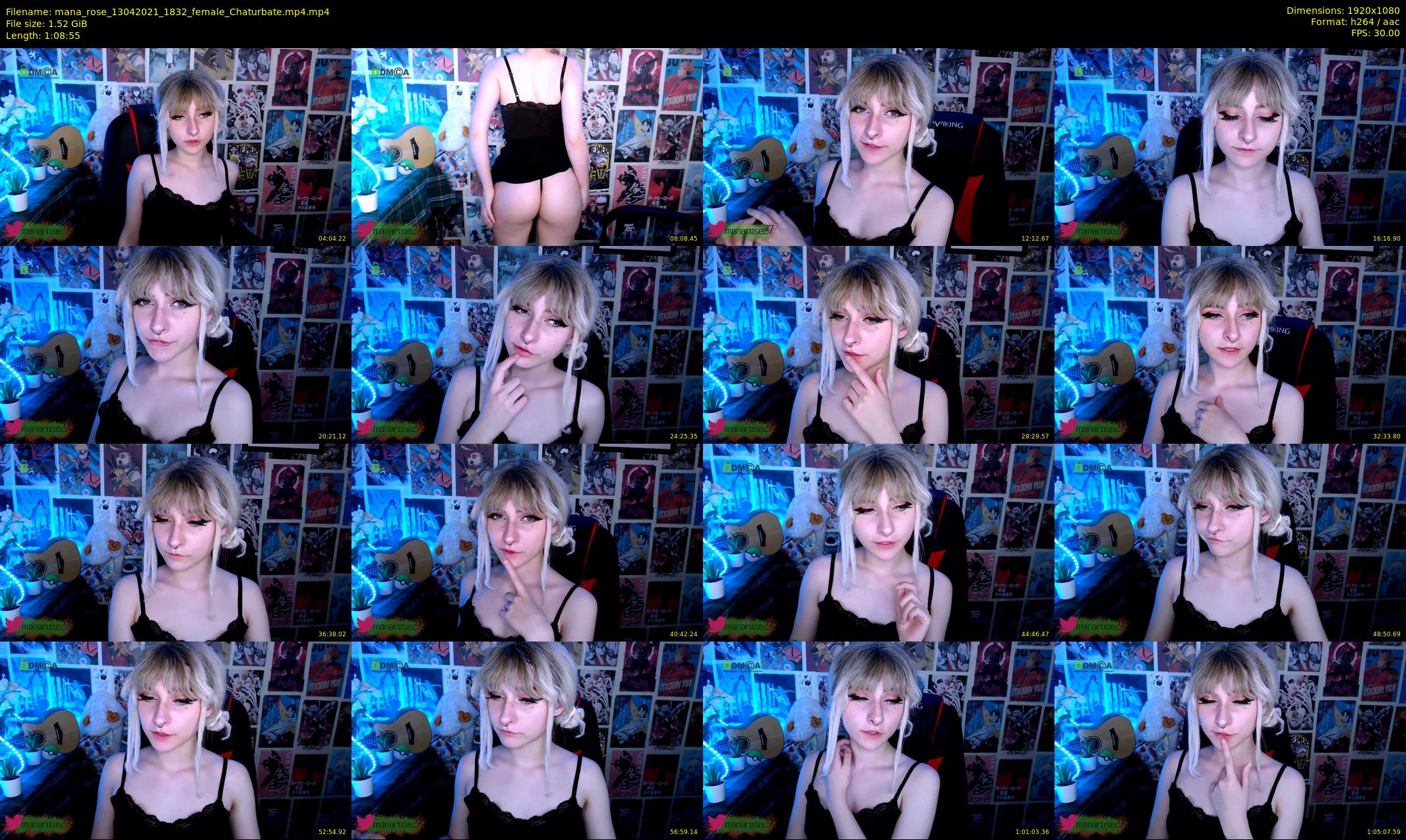 mana_rose — 69 minute Chaturbate female cam show recording, 1080p, Apr 13, 2021