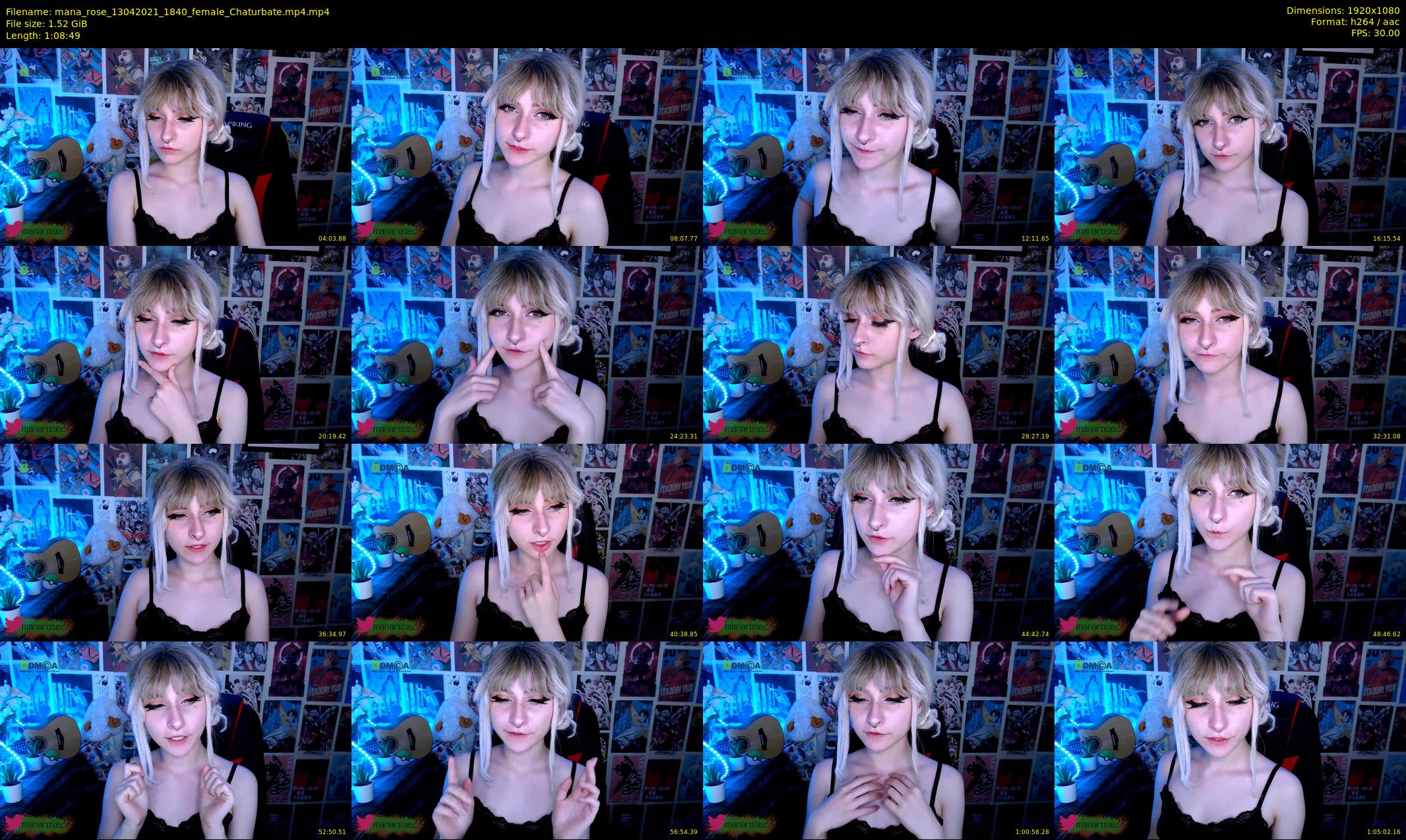 mana_rose — 69 minute Chaturbate female cam show recording, 1080p, Apr 13, 2021