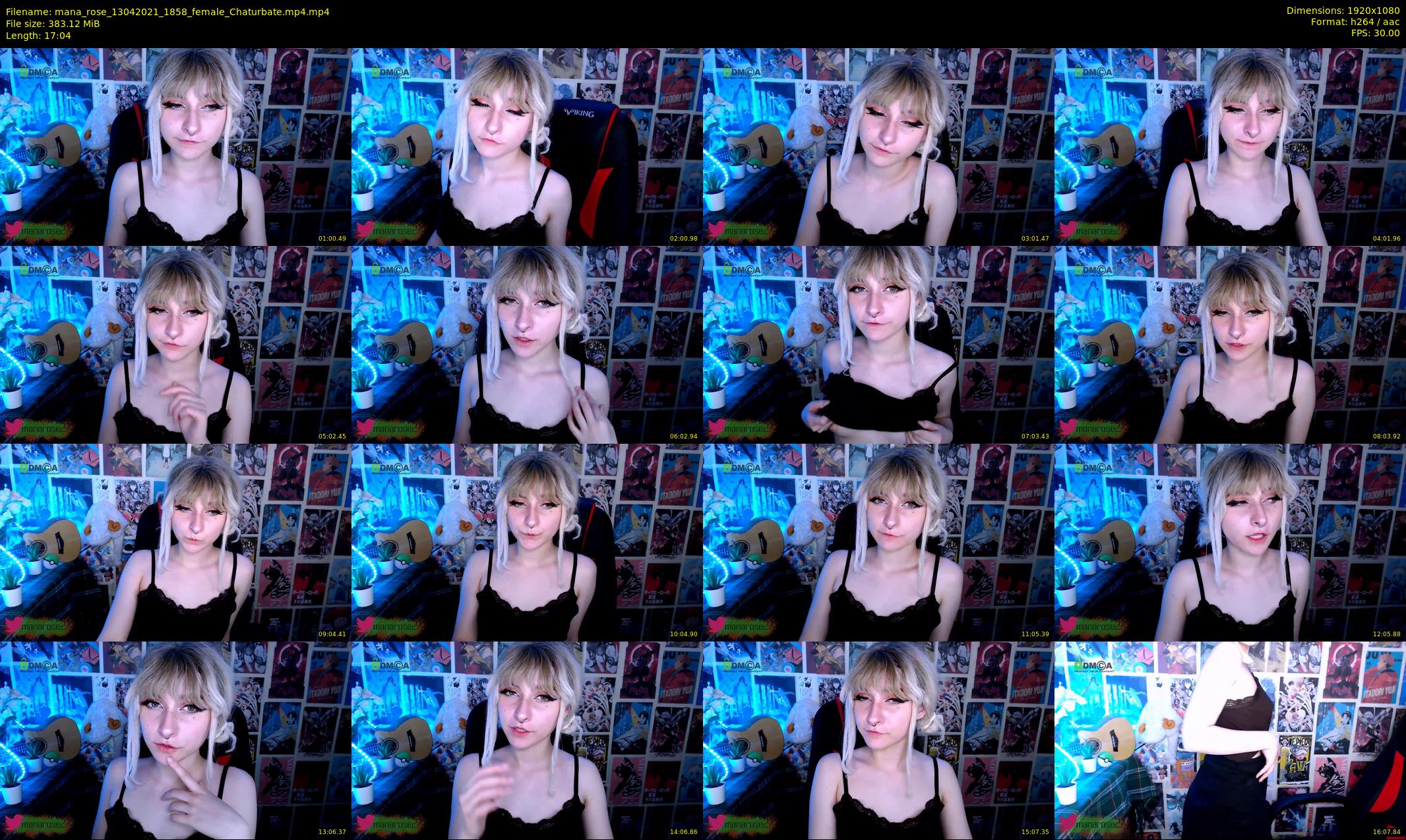 mana_rose — 18 minute Chaturbate female cam show recording, 1080p, Apr 13, 2021
