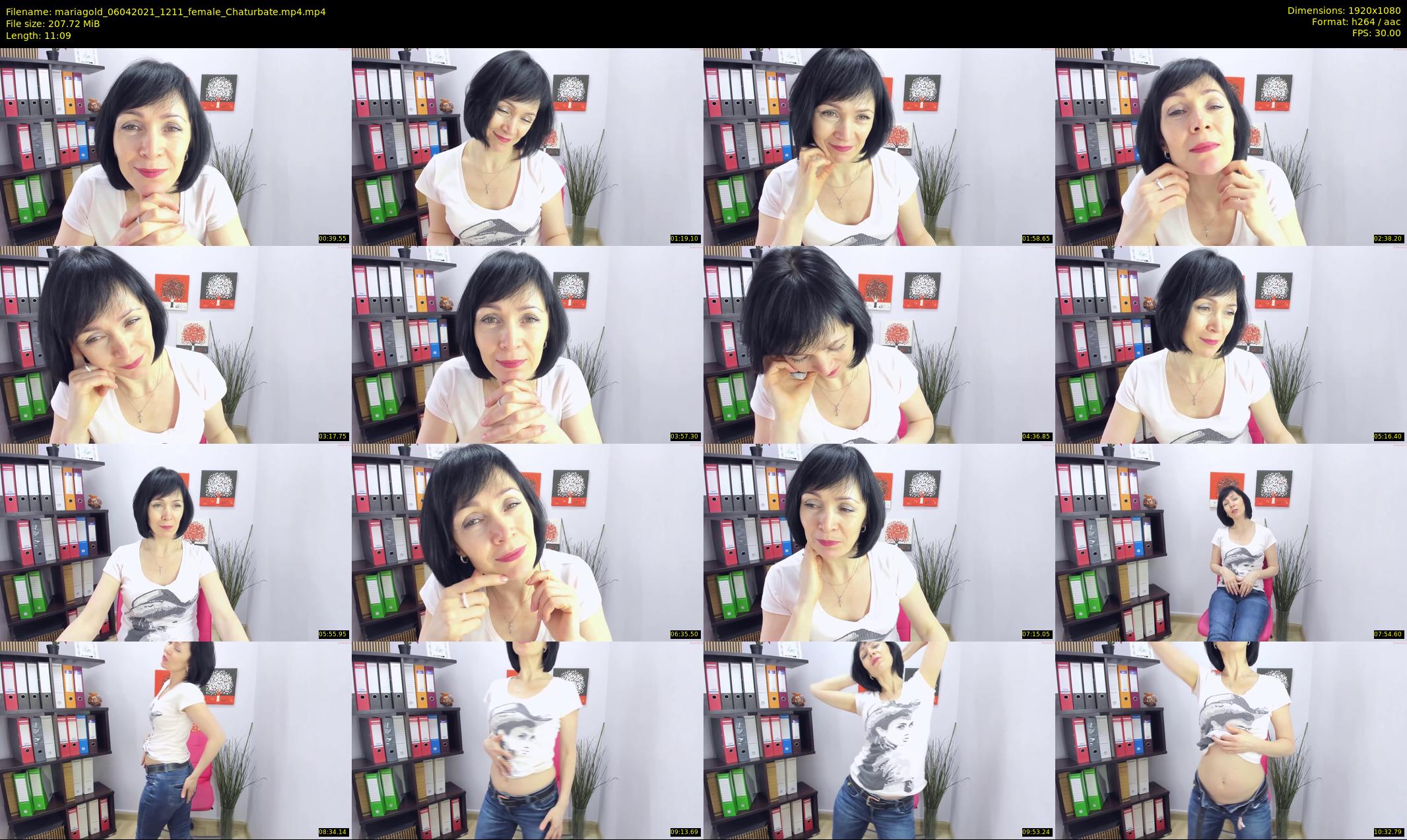 mariagold — 12 minute Chaturbate female cam show recording, 1080p, Apr 6, 2021