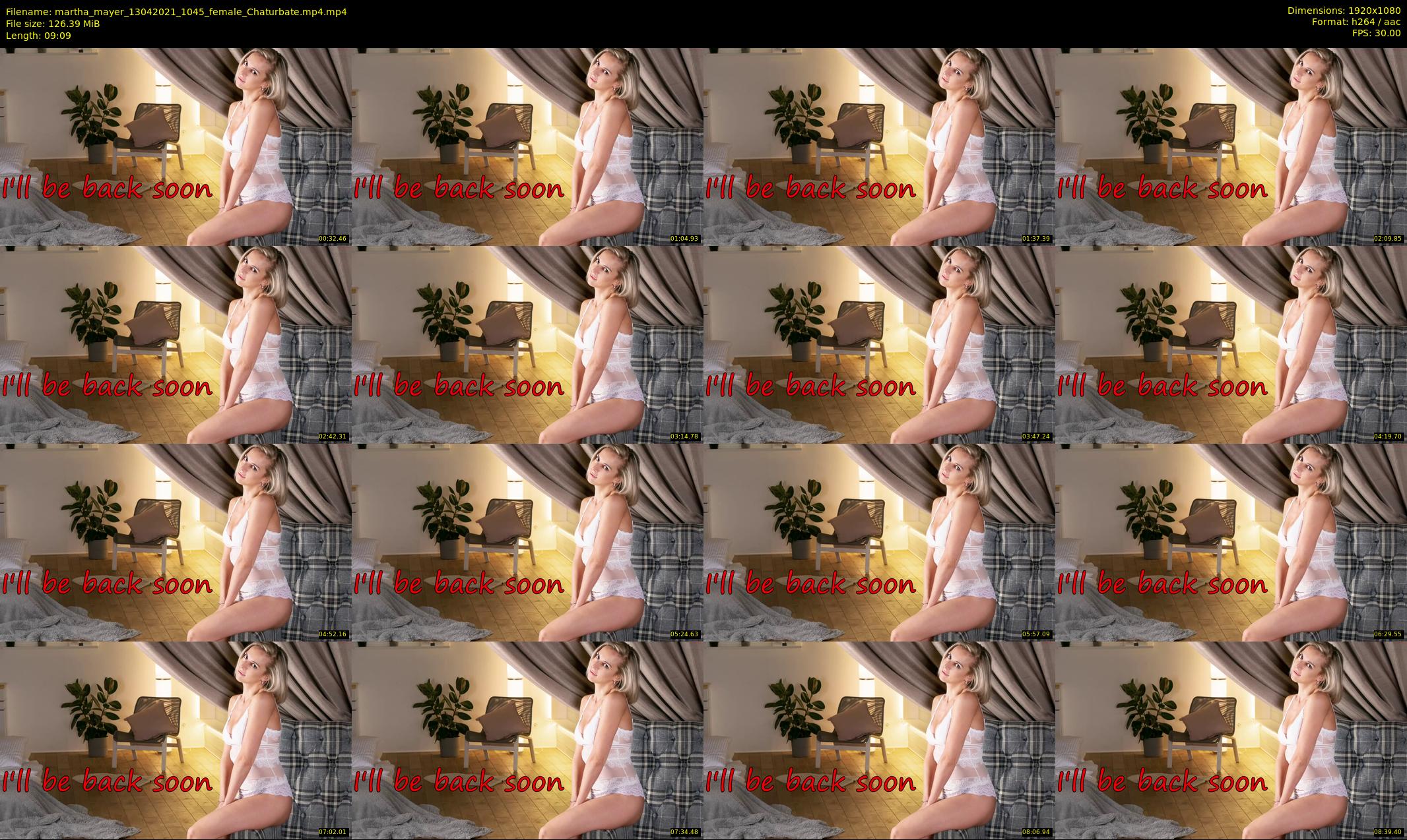 martha_mayer — 10 minute Chaturbate female cam show recording, 1080p, Apr 13, 2021