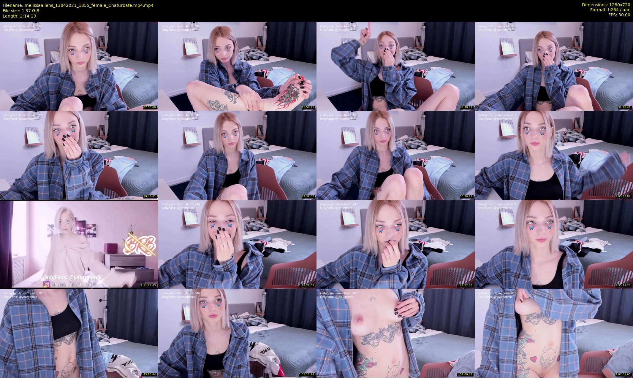 melissaallens — 135 minute Chaturbate female cam show recording, 720p, Apr 13, 2021