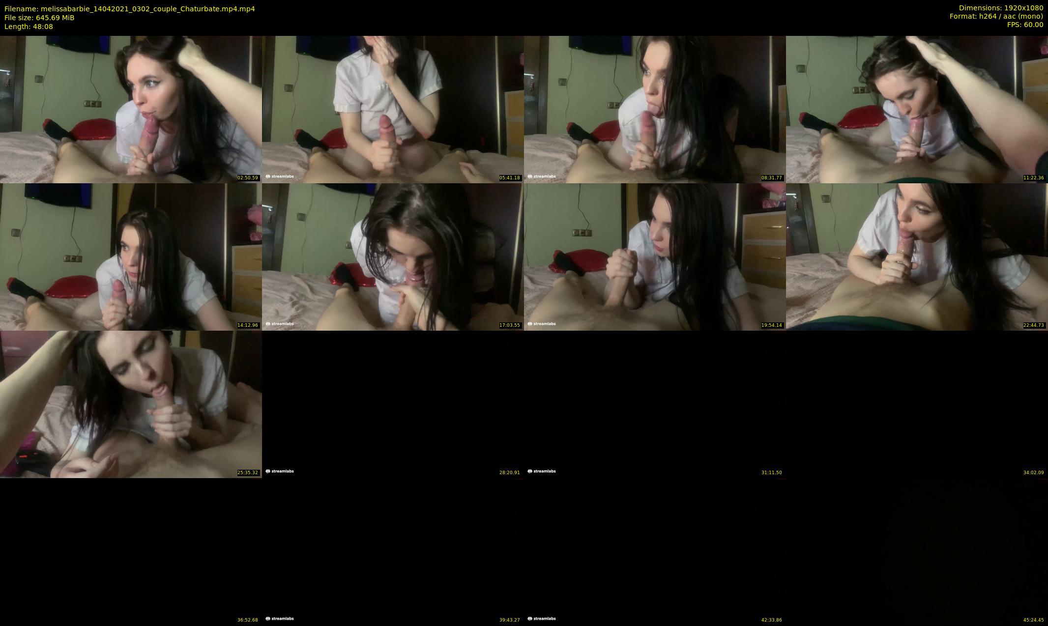 melissabarbie — 49 minute Chaturbate couple cam show recording, 1080p, Apr 14, 2021