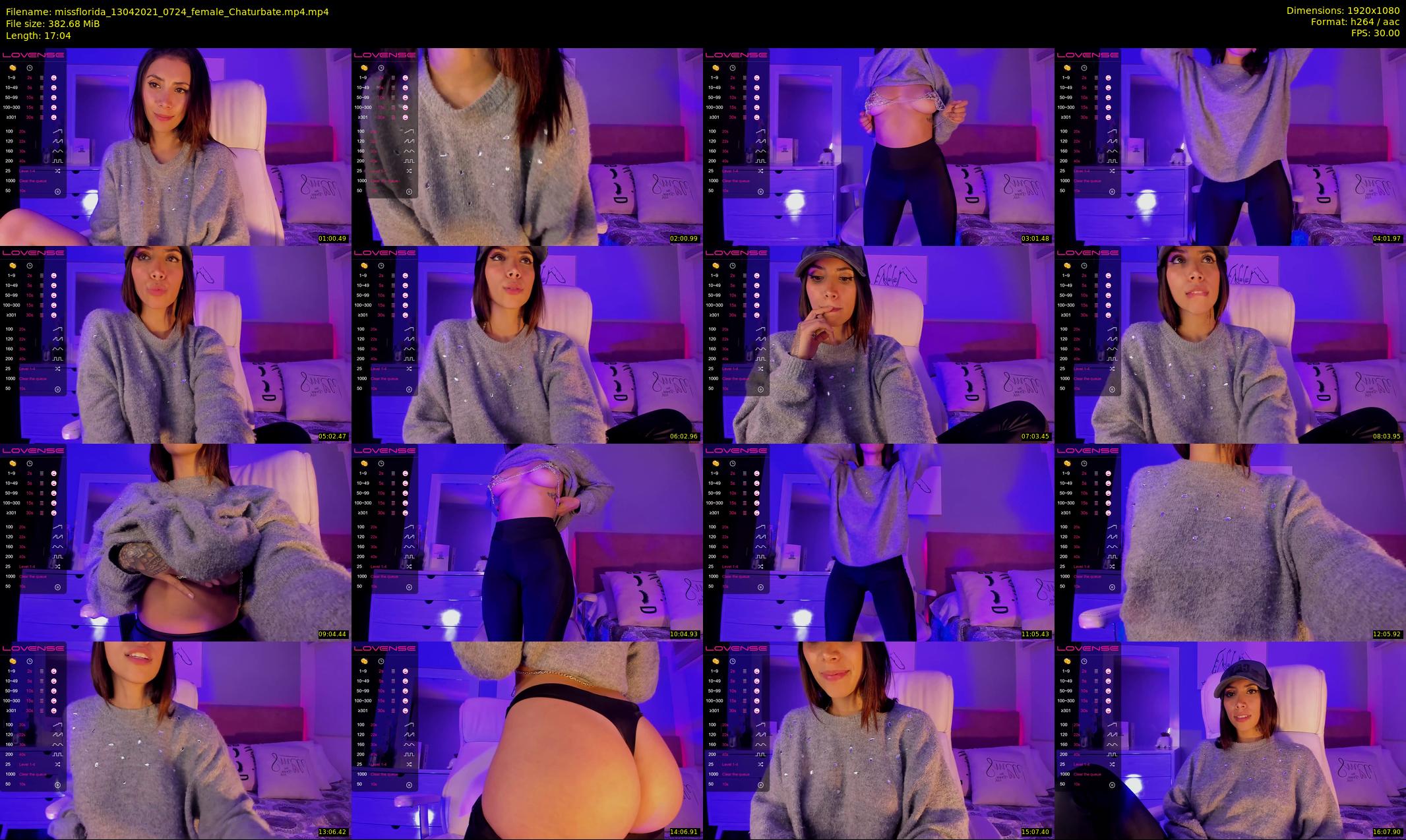 missflorida — 18 minute Chaturbate female cam show recording, 1080p, Apr 13, 2021