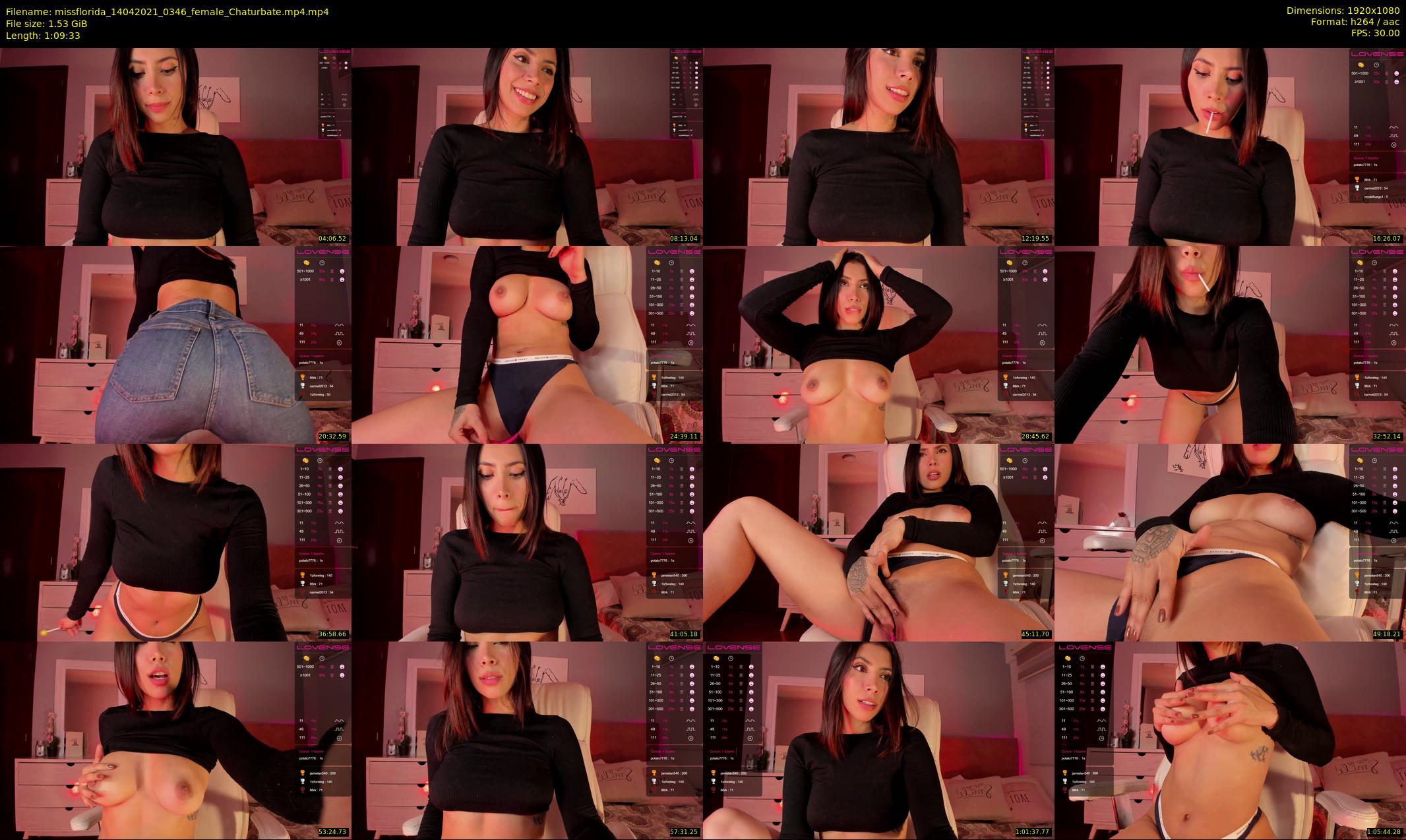 missflorida — 70 minute Chaturbate female cam show recording, 1080p, Apr 14, 2021