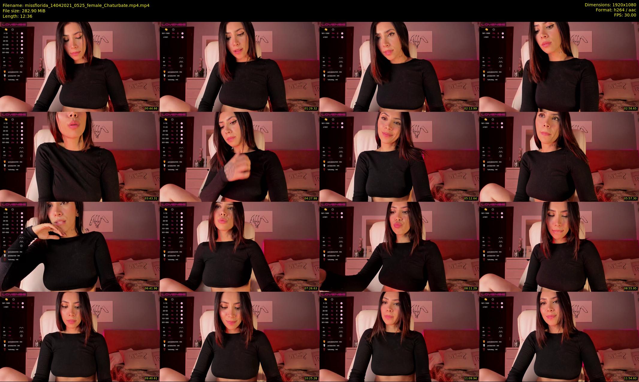 missflorida — 13 minute Chaturbate female cam show recording, 1080p, Apr 14, 2021