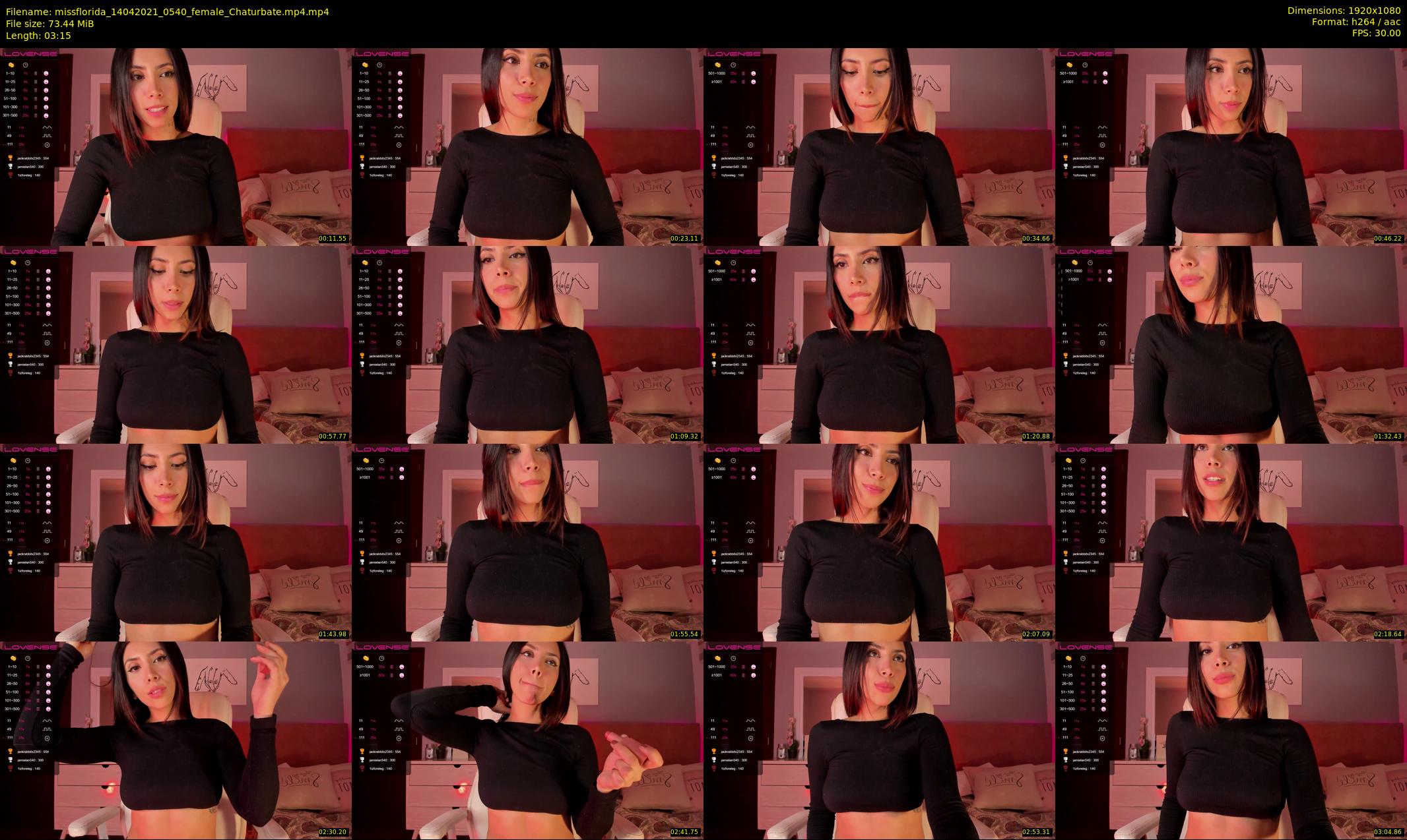 missflorida — 4 minute Chaturbate female cam show recording, 1080p, Apr 14, 2021
