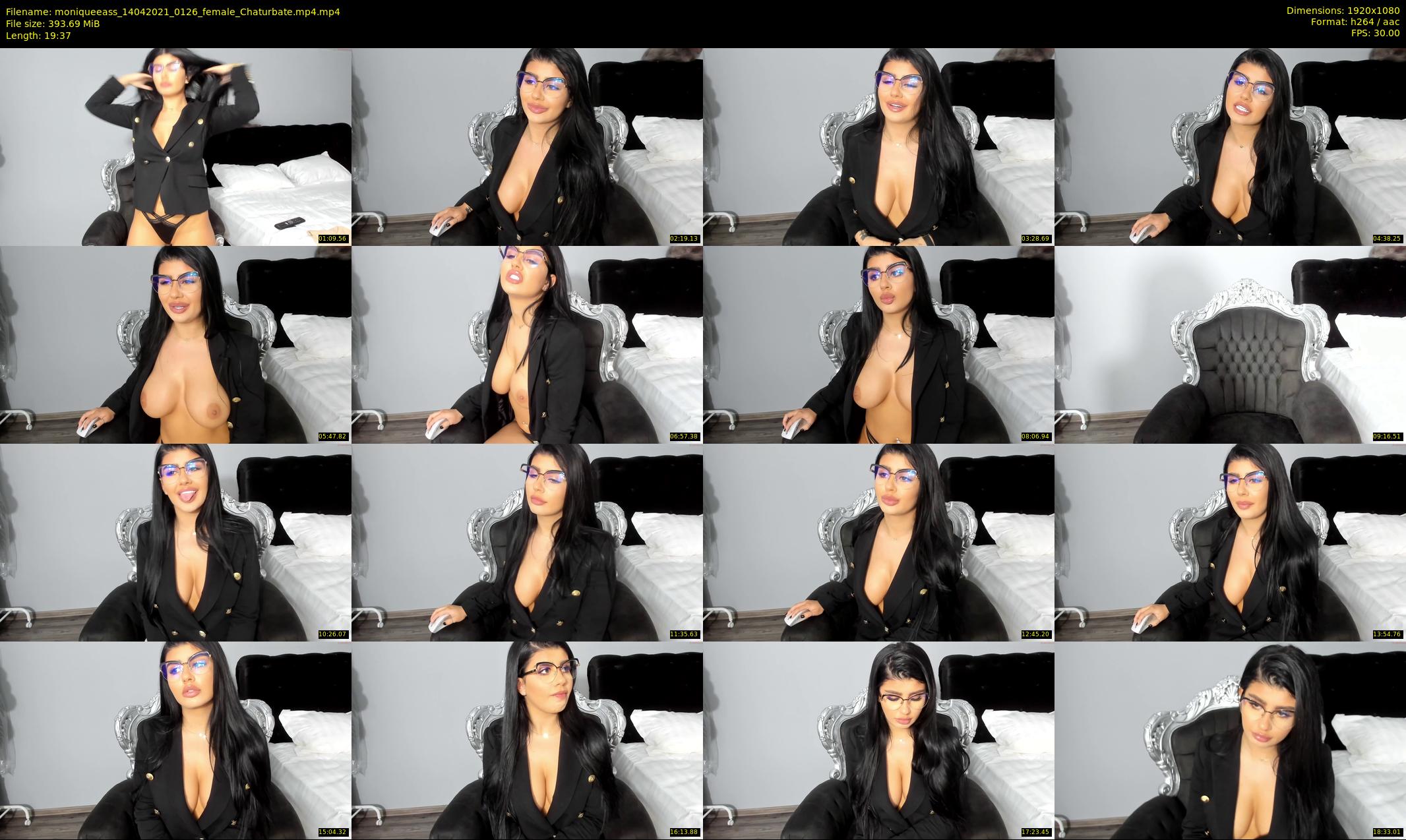 moniqueeass — 20 minute Chaturbate female cam show recording, 1080p, Apr 14, 2021